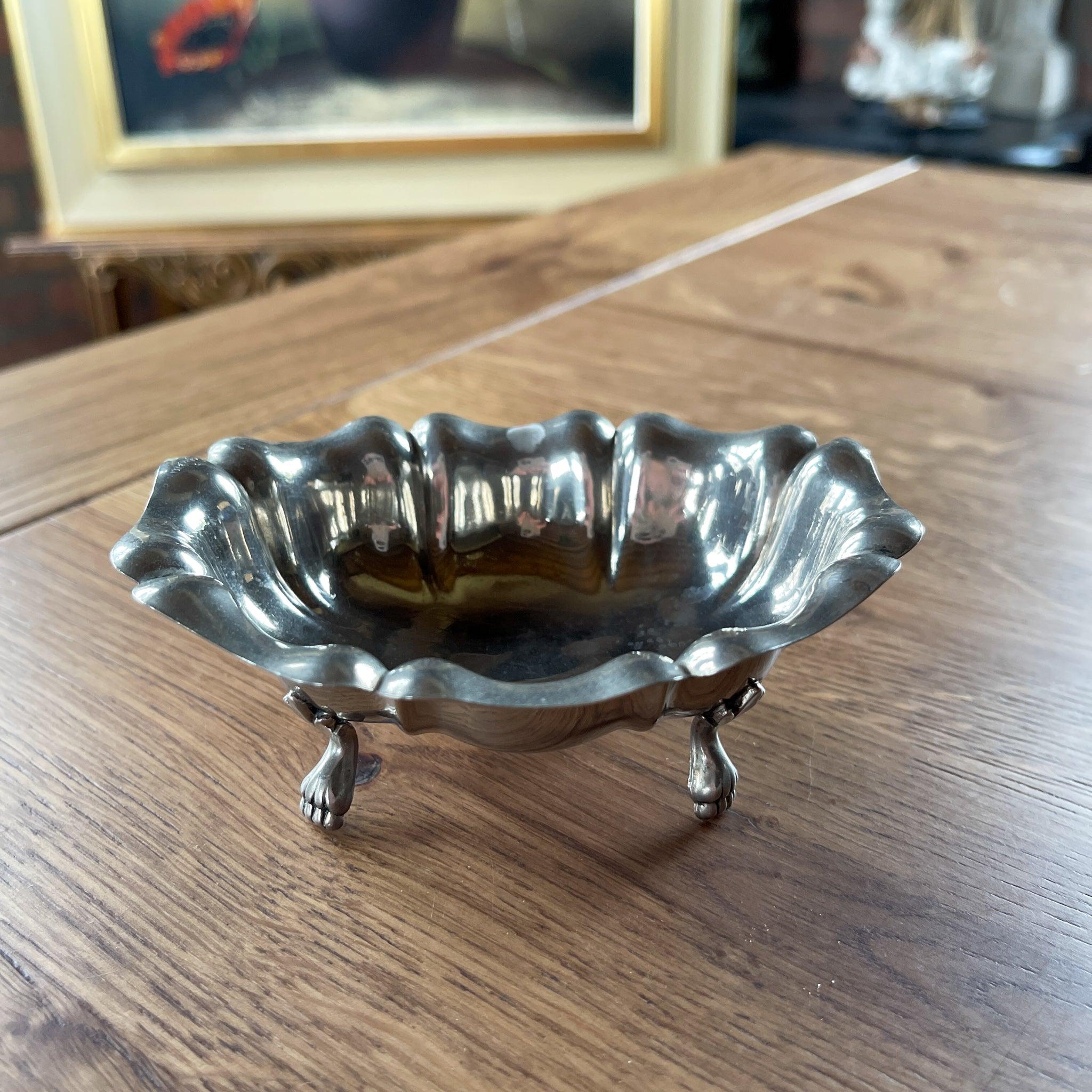 Verzilverd Chippendale schaaltje - The Collectionist