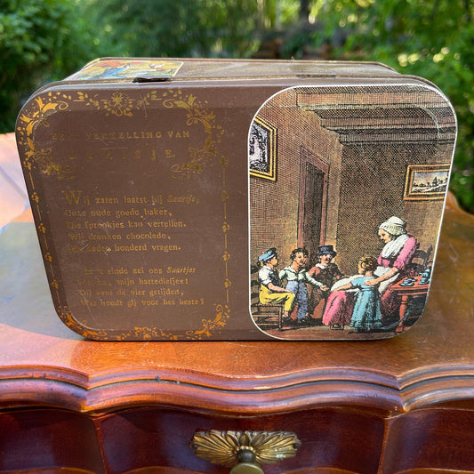 Vintage Albert Heijn blik Eene vertelling van Dorisje - Bamestra Curiosa