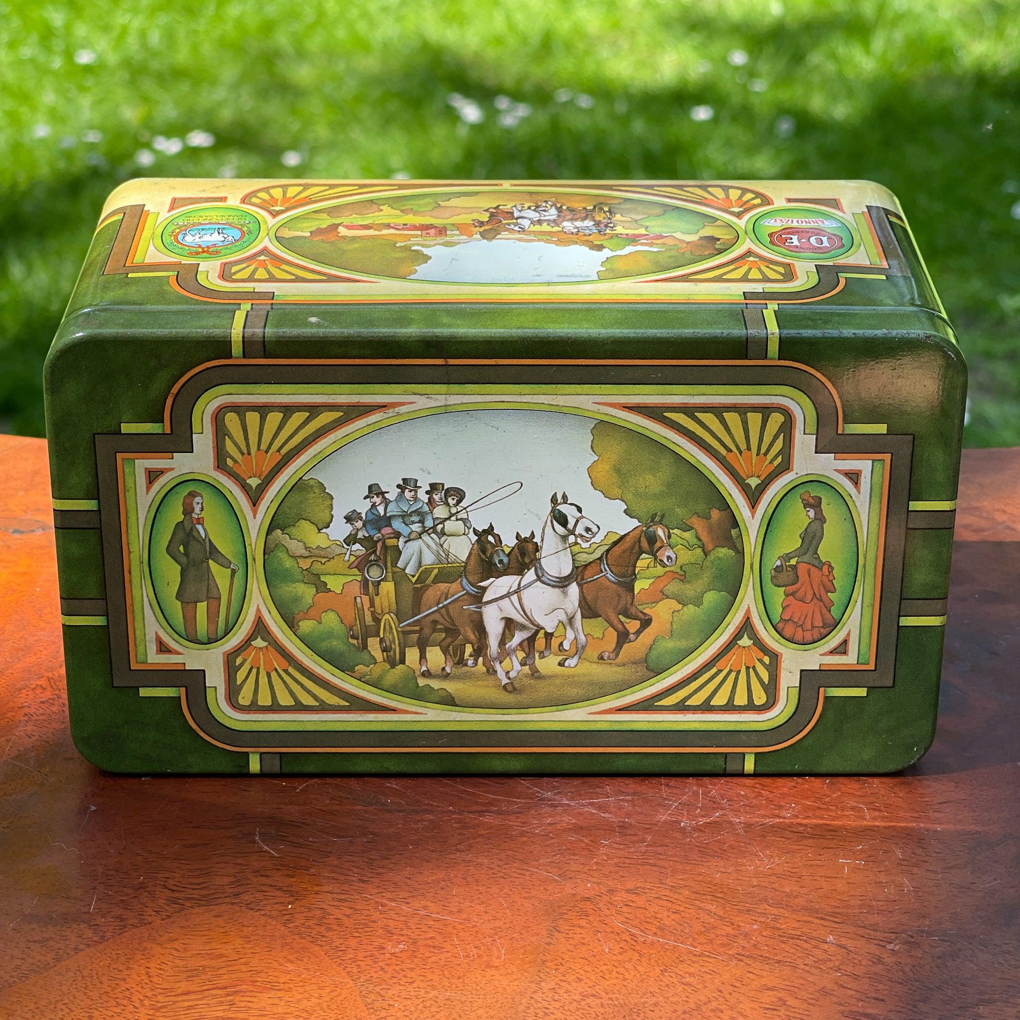 Vintage bewaarblik voor thee van Douwe Egberts Pickwick - The Collectionist