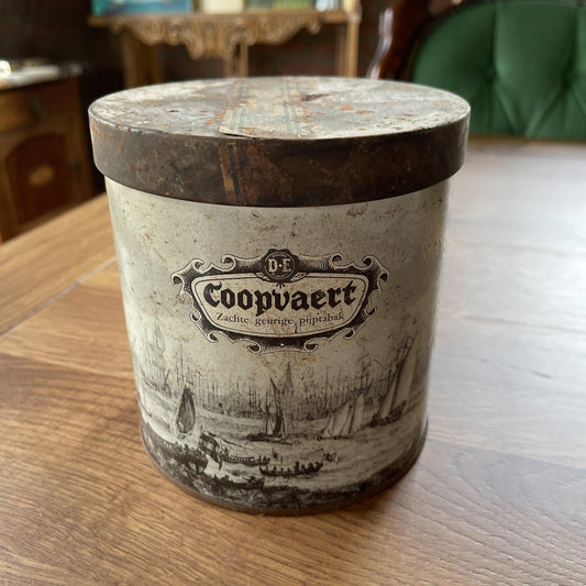 Vintage blik van Douwe Egberts Coopvaert - Bamestra Curiosa