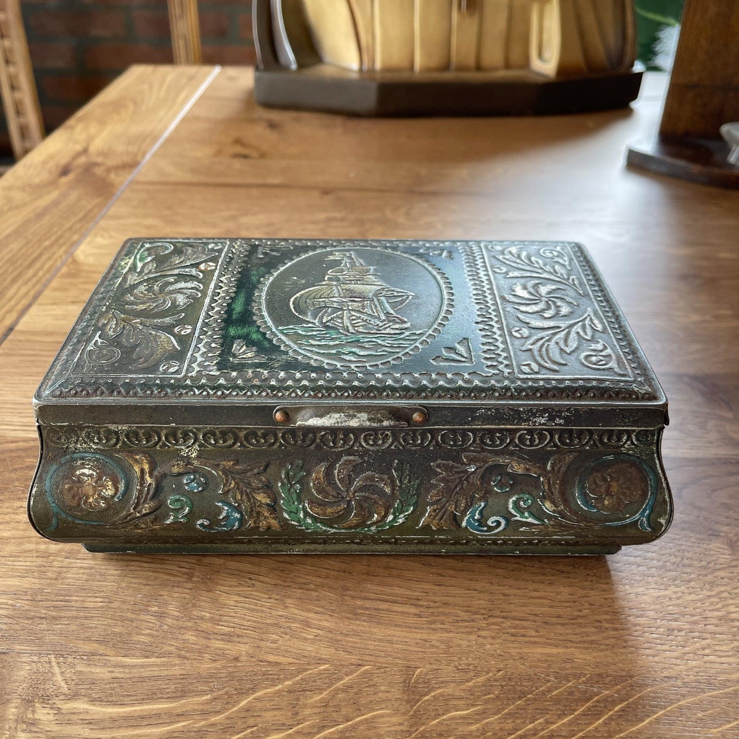 Vintage blik zeilschip - Bamestra Curiosa