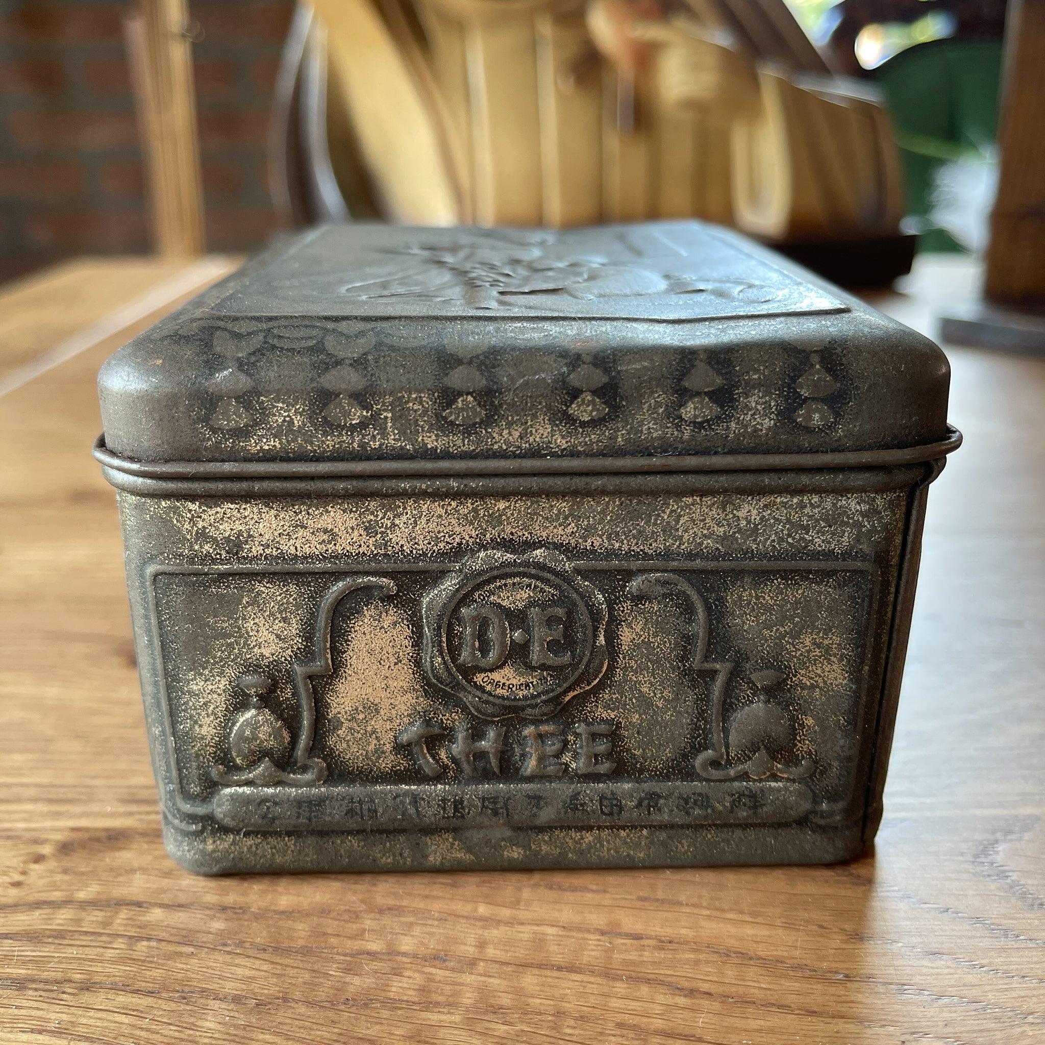 Vintage Douwe Egberts blik Chinese Thee - The Collectionist