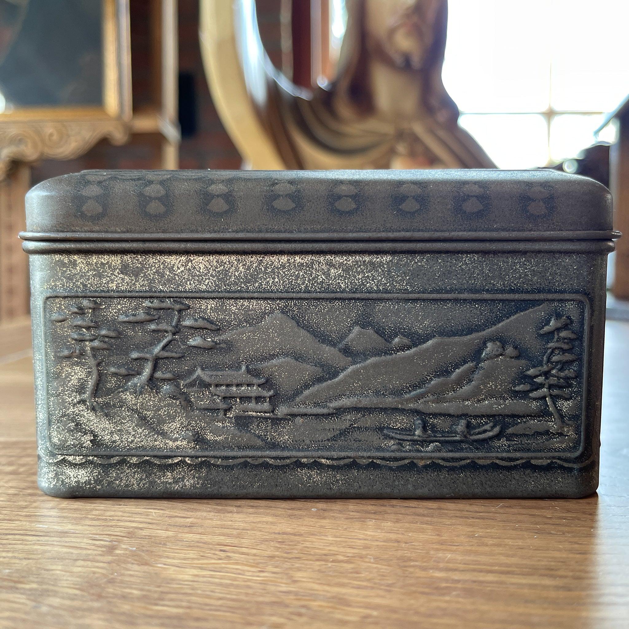 Vintage Douwe Egberts blik Chinese Thee - The Collectionist