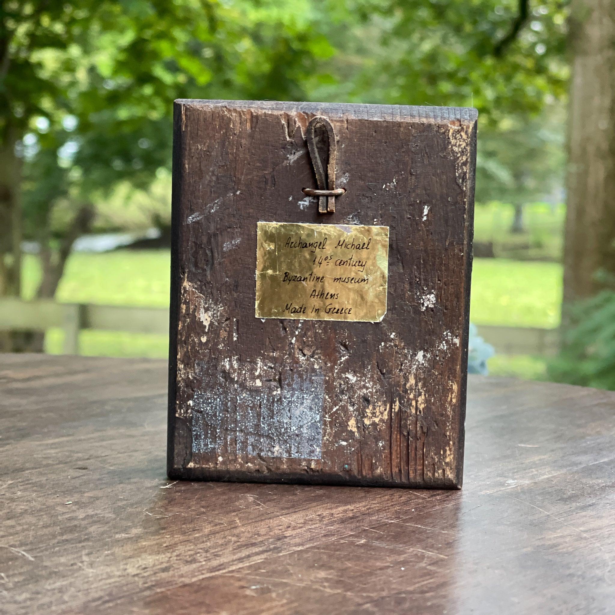 Vintage Grieks ikoon van Aartsengel Michael - The Collectionist