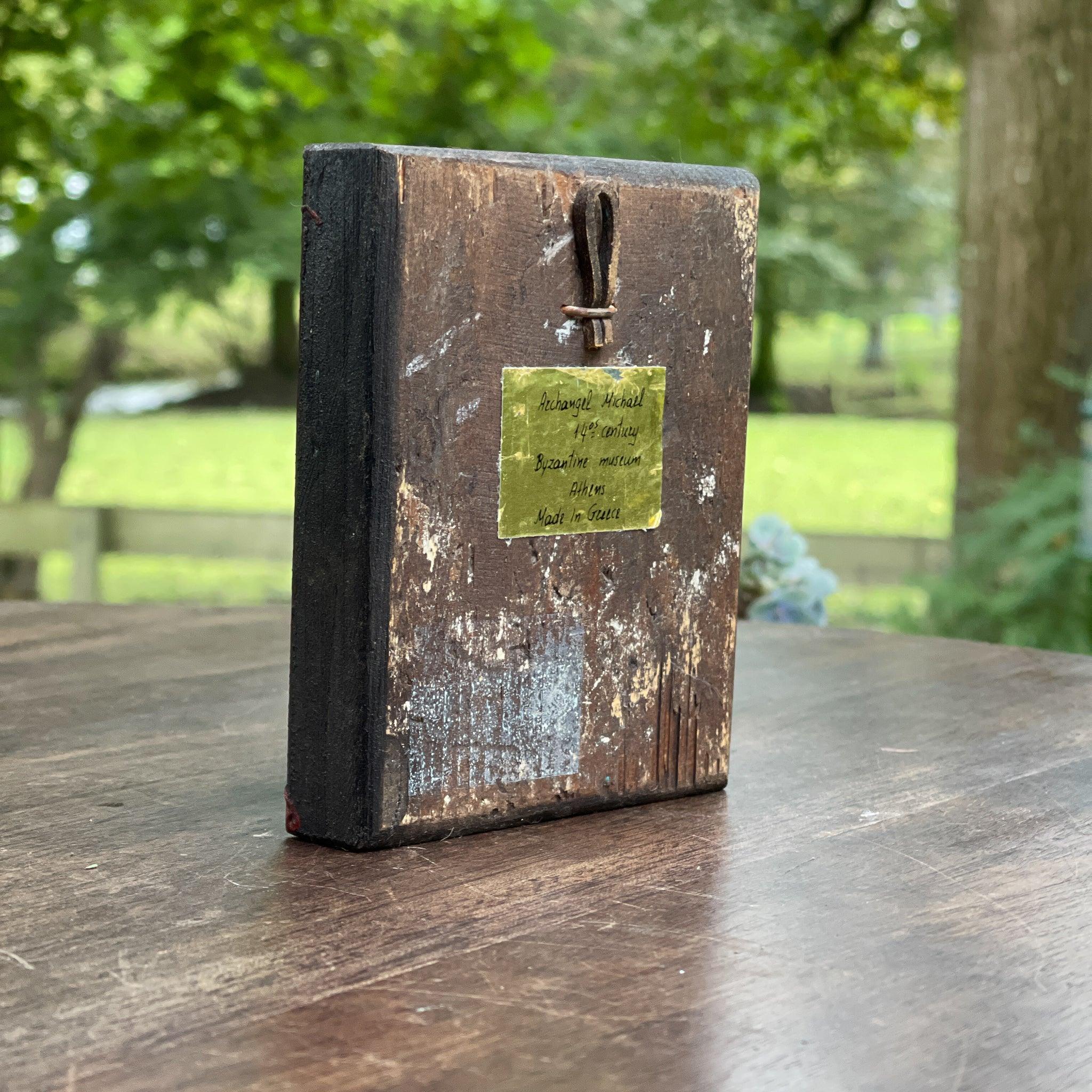 Vintage Grieks ikoon van Aartsengel Michael - The Collectionist