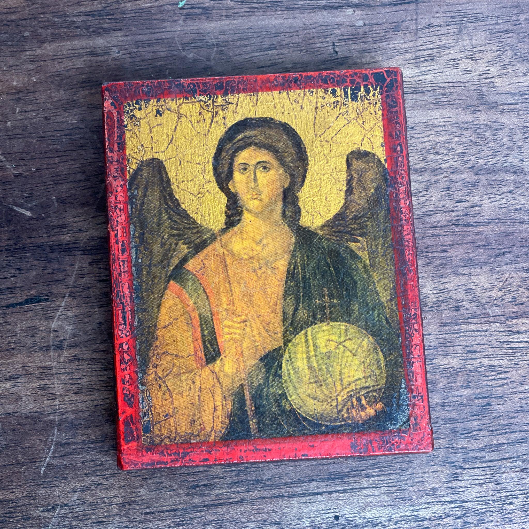 Vintage Grieks ikoon van Aartsengel Michael - The Collectionist