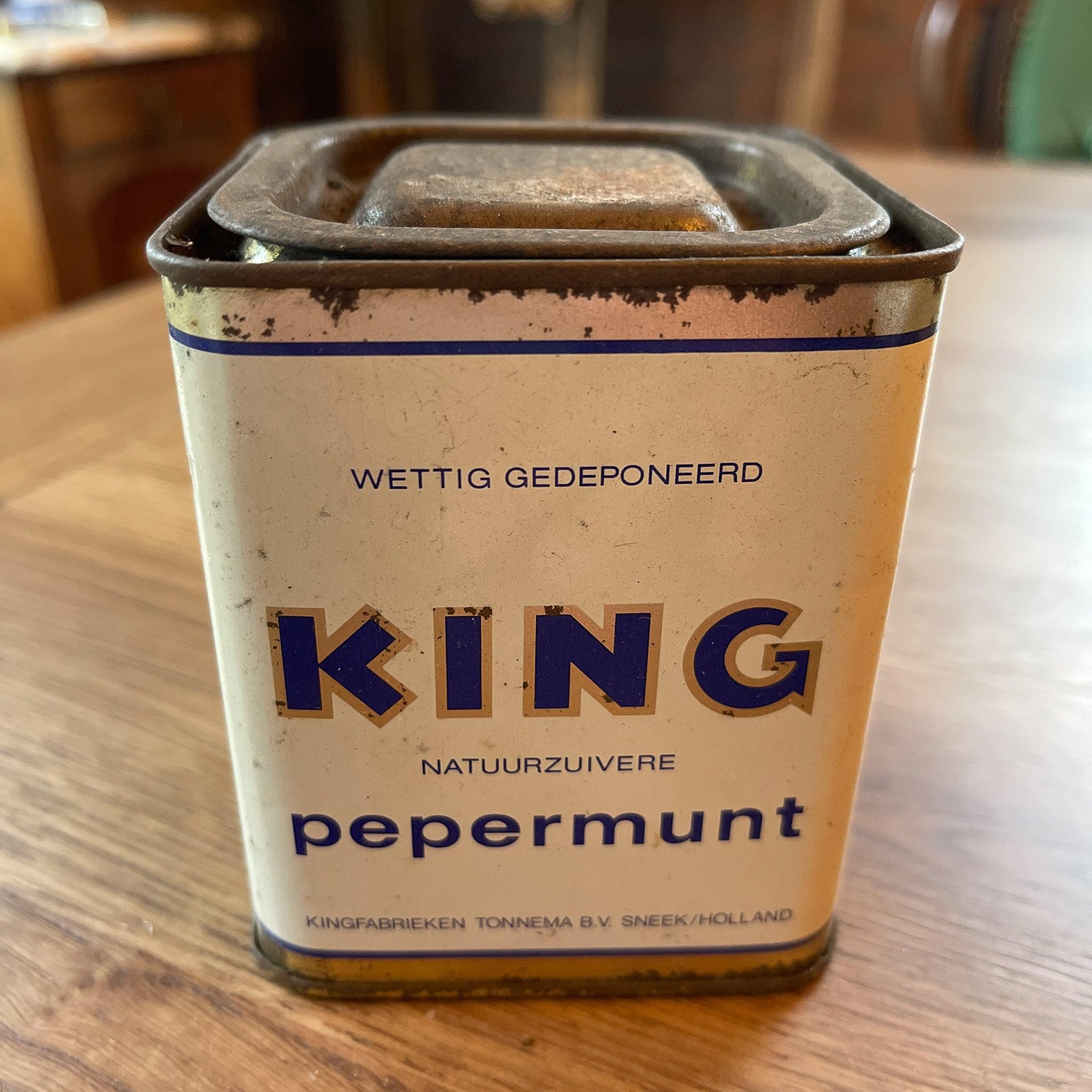 Vintage King Pepermunt blikje - The Collectionist