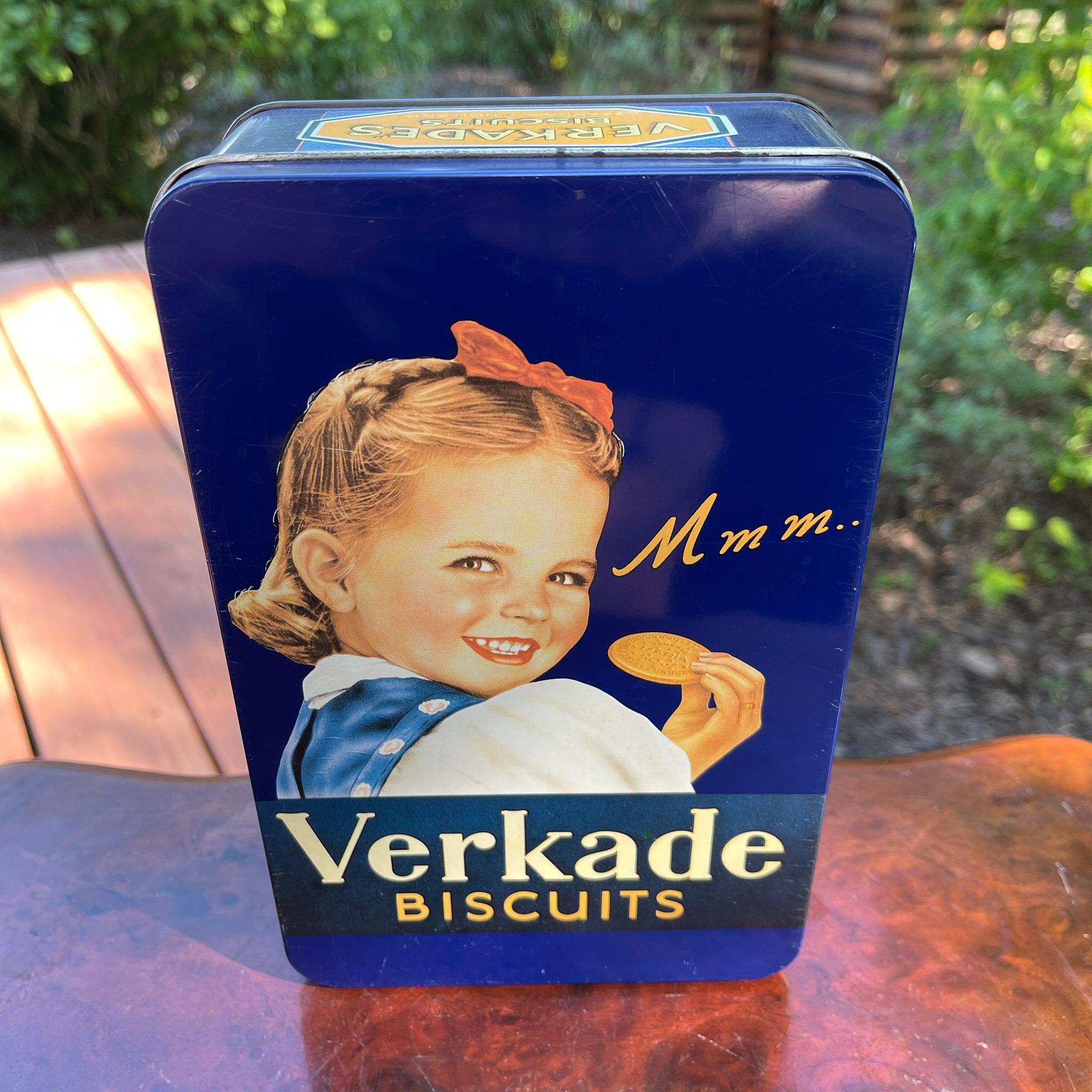 Vintage koekblik van Verkade - The Collectionist
