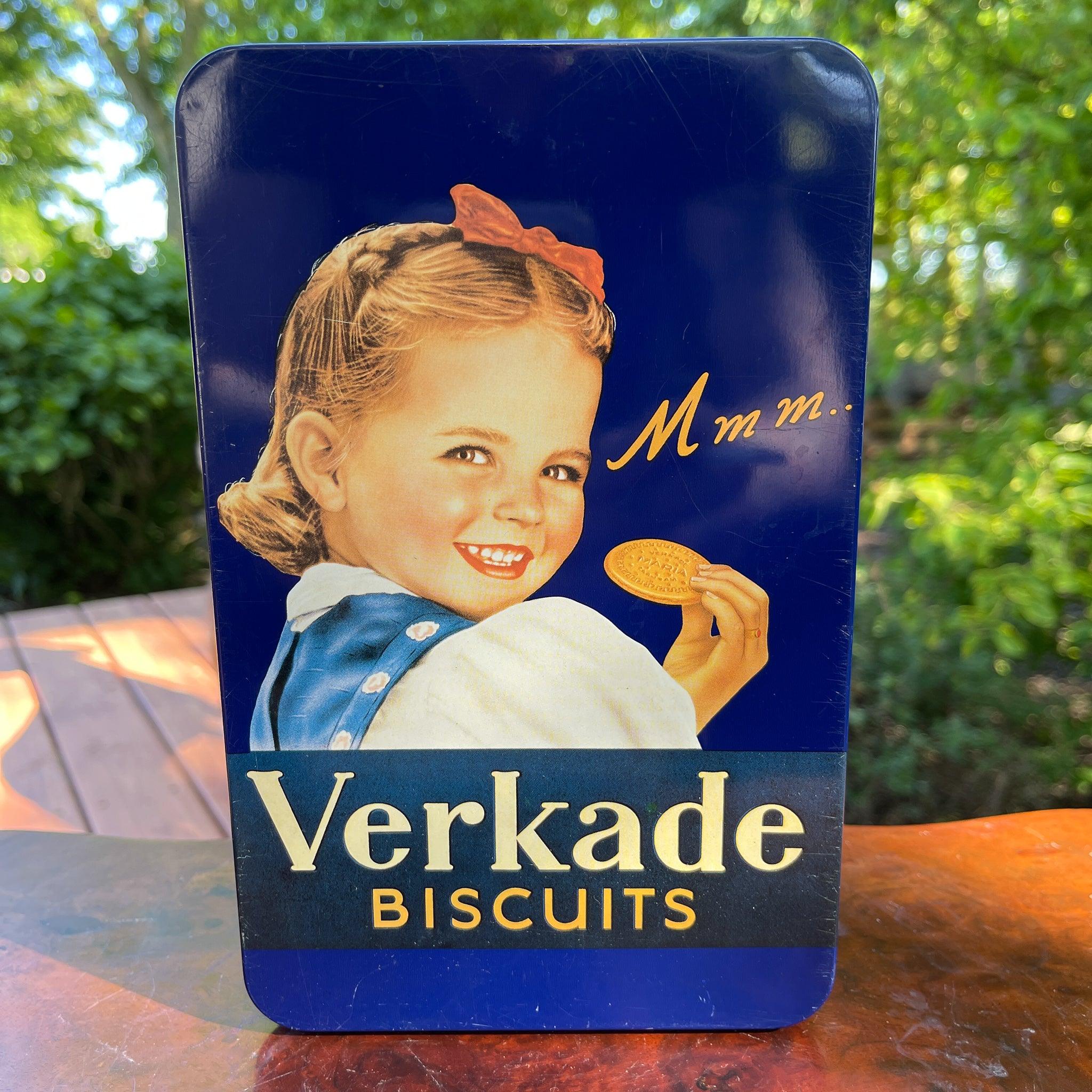 Vintage koekblik van Verkade - The Collectionist