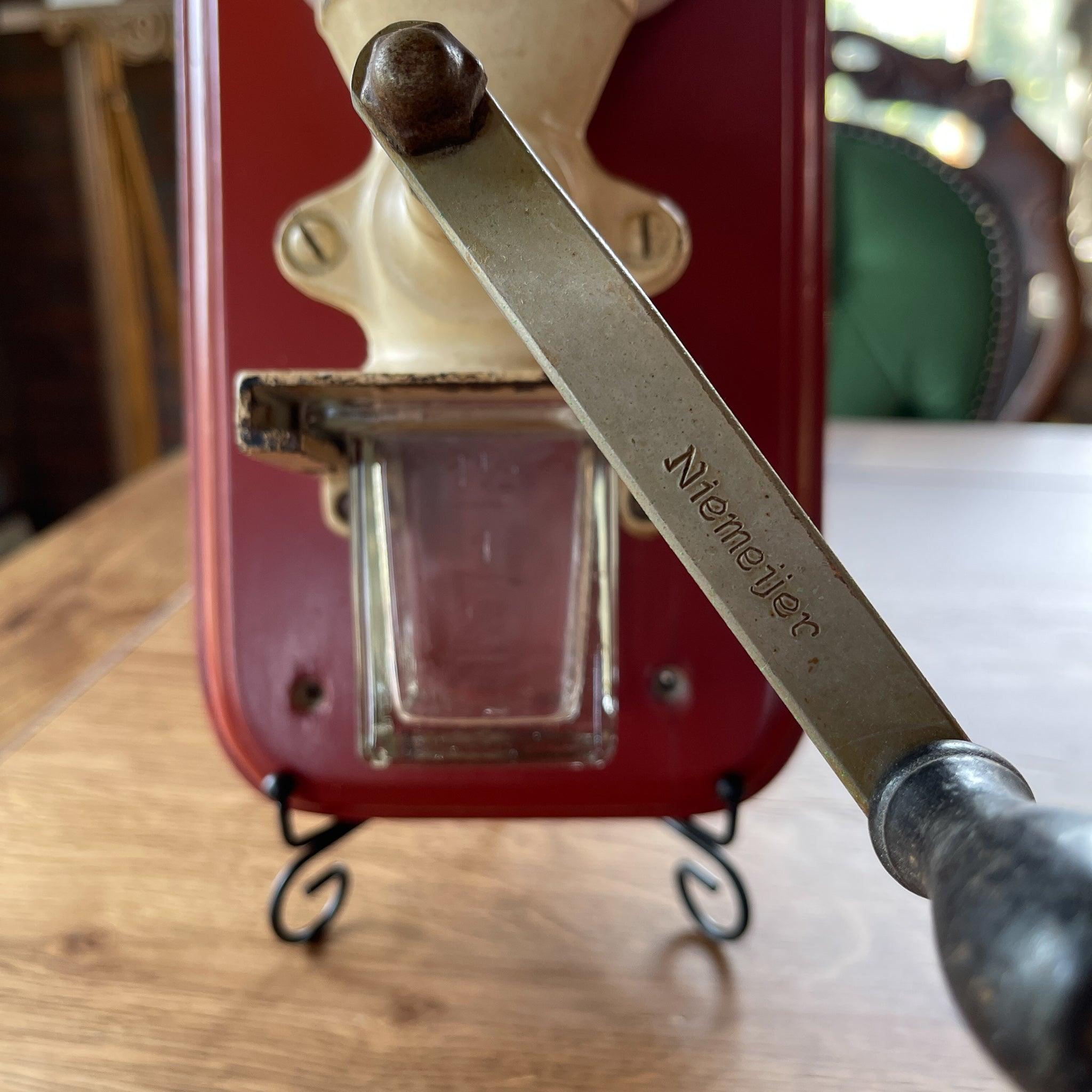 Vintage Niemeijer wand koffiemolen - The Collectionist