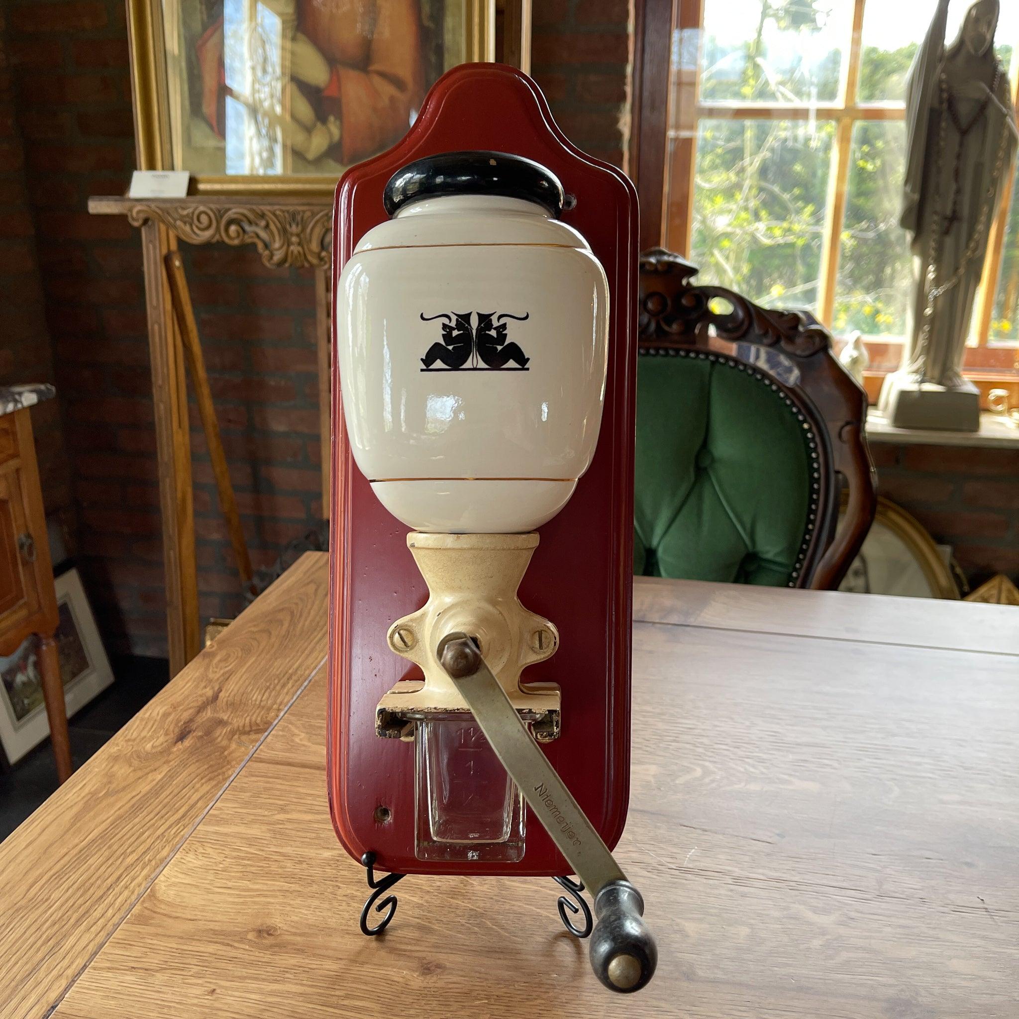 Vintage Niemeijer wand koffiemolen - The Collectionist