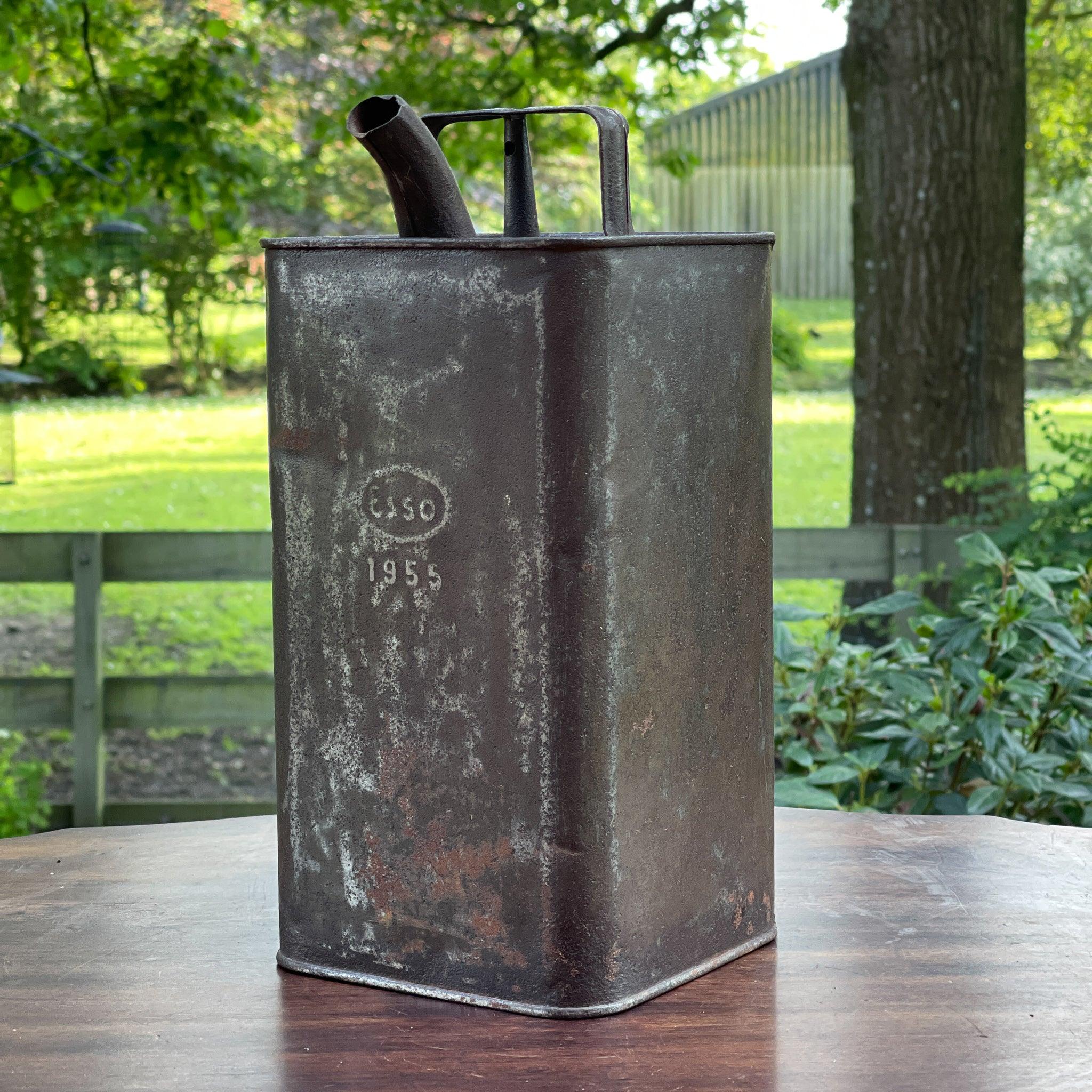 Vintage olie of petroleum kan ESSO 1955 - The Collectionist