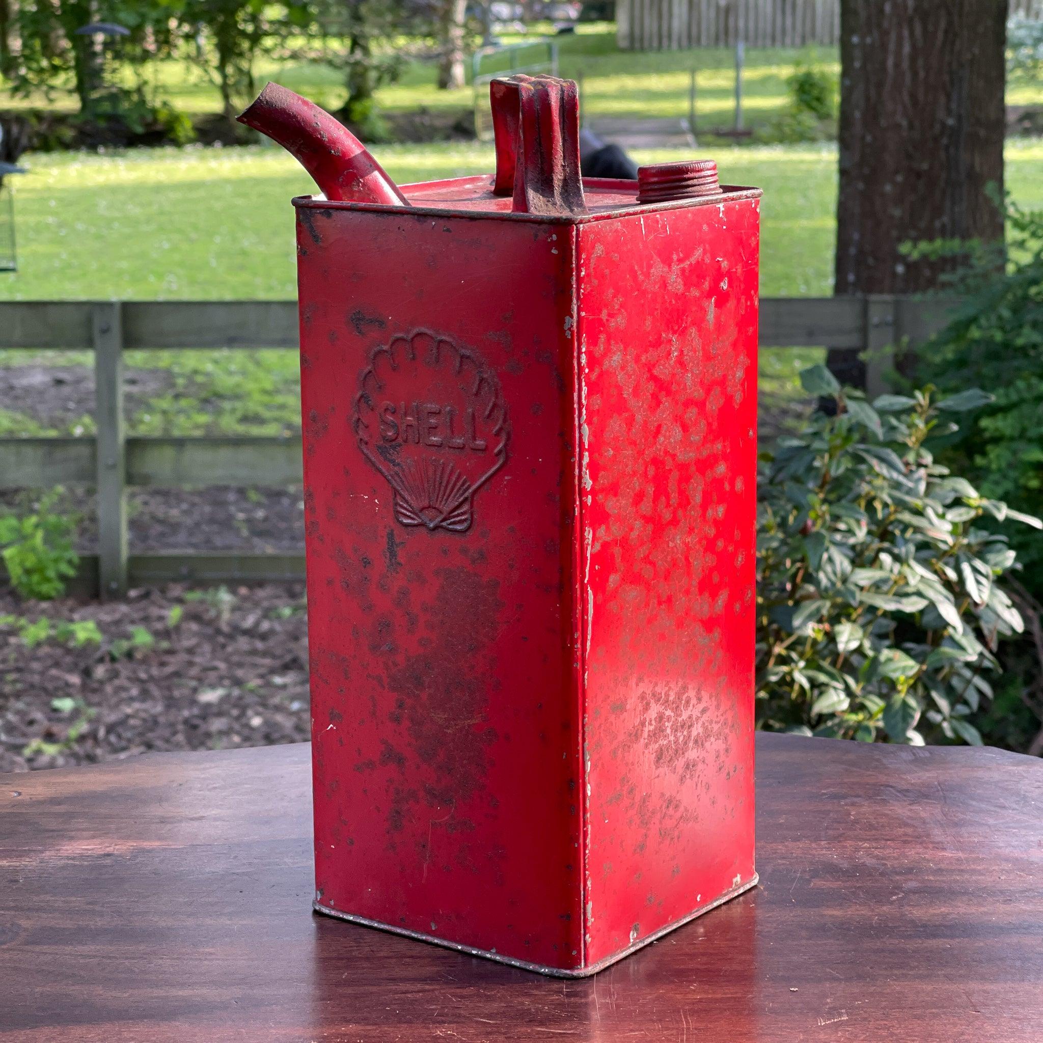 Vintage petroleum kan Shell - The Collectionist