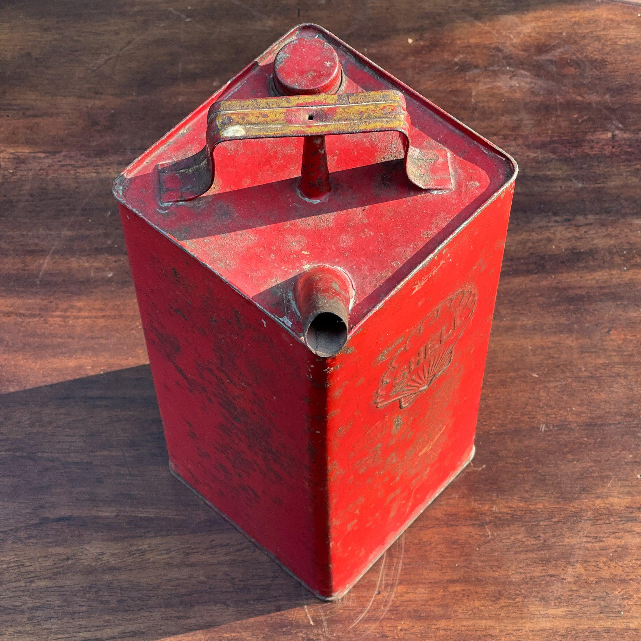 Vintage petroleum kan Shell - The Collectionist