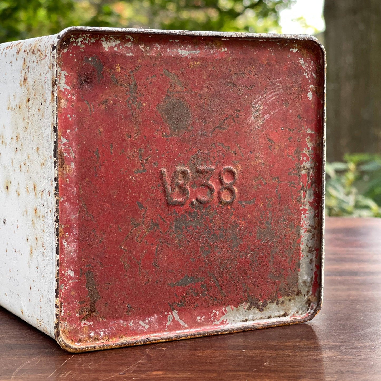 Vintage petroleum kan Shell - Bamestra Curiosa