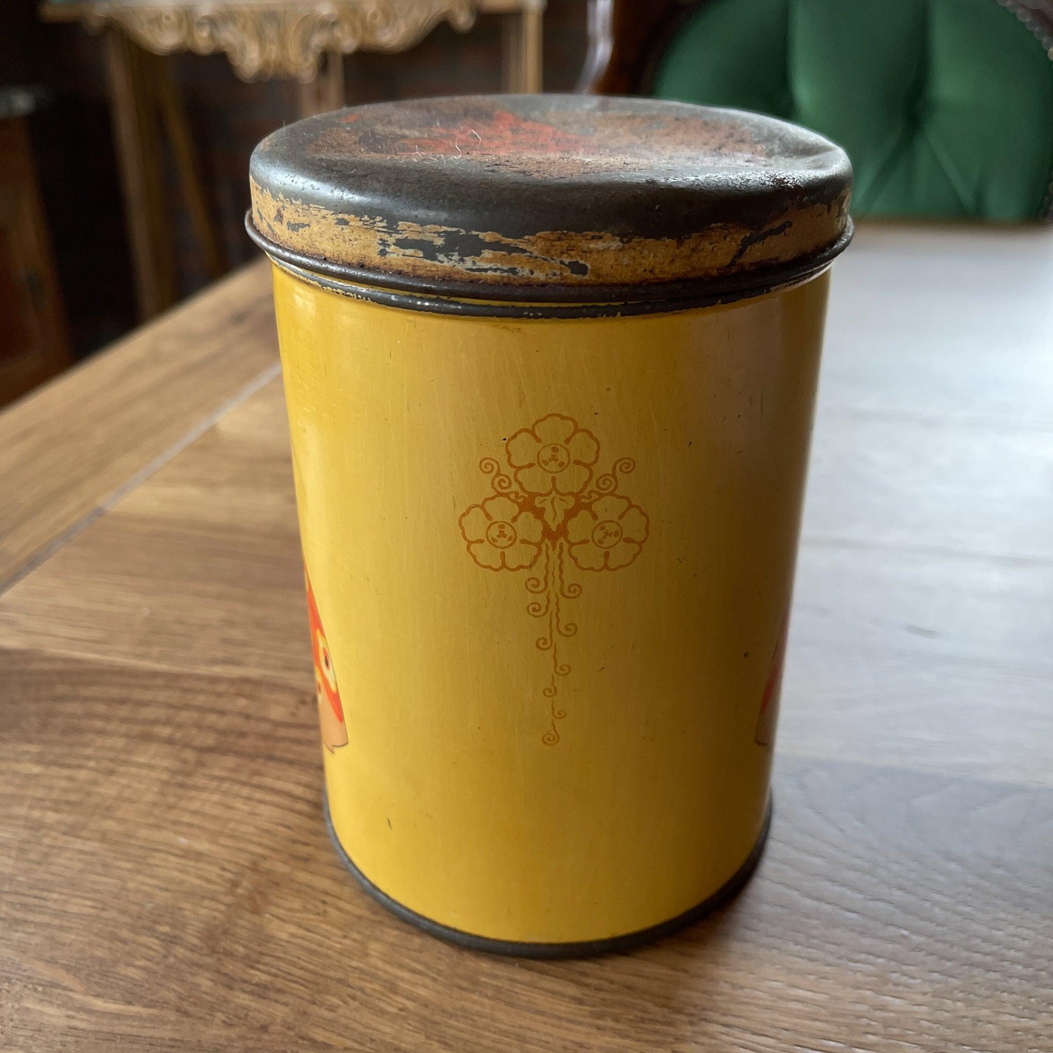 Vintage rond blik Paula - The Collectionist