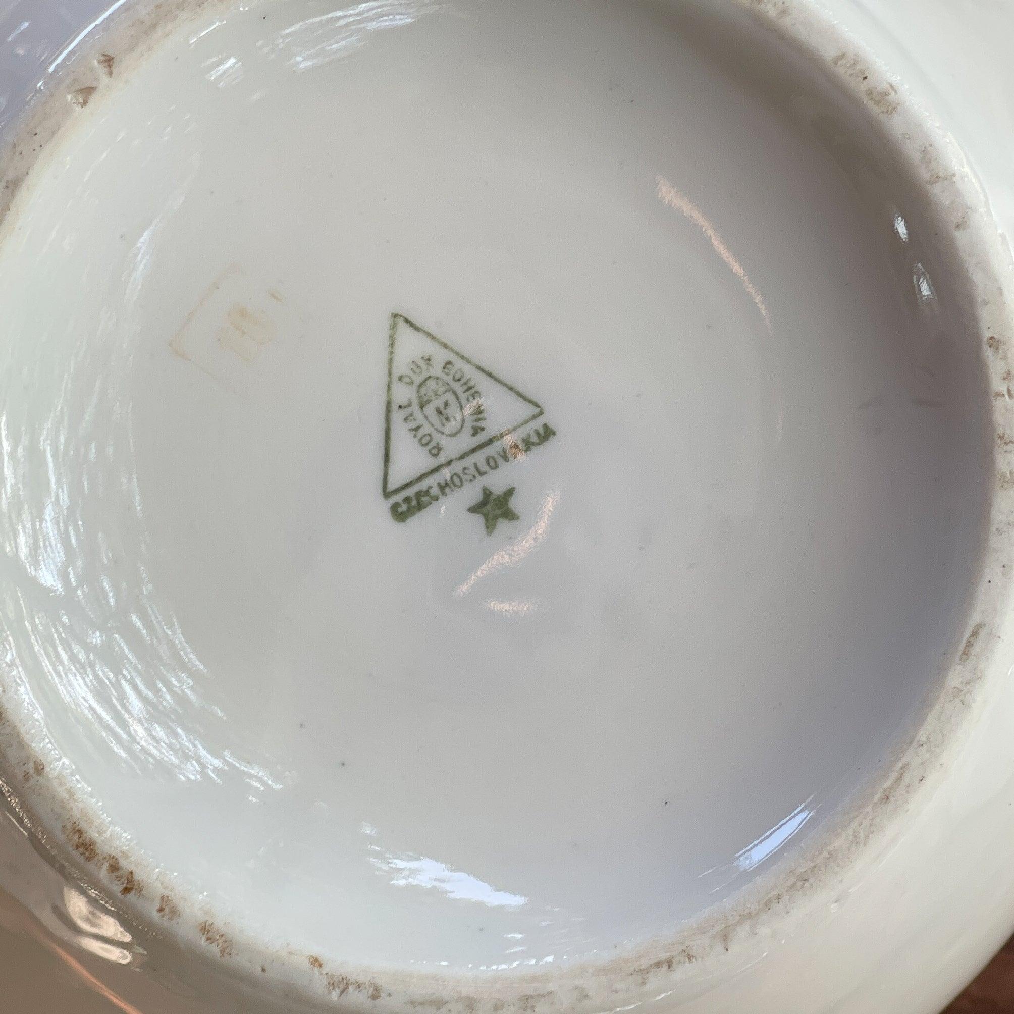 Vintage Royal Dux Bohemia theepot - The Collectionist