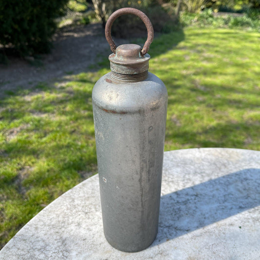 Vintage stalen warmwater kruik - Bamestra Curiosa