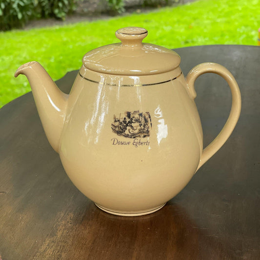 Vintage theepot van Douwe Egberts - Bamestra Curiosa