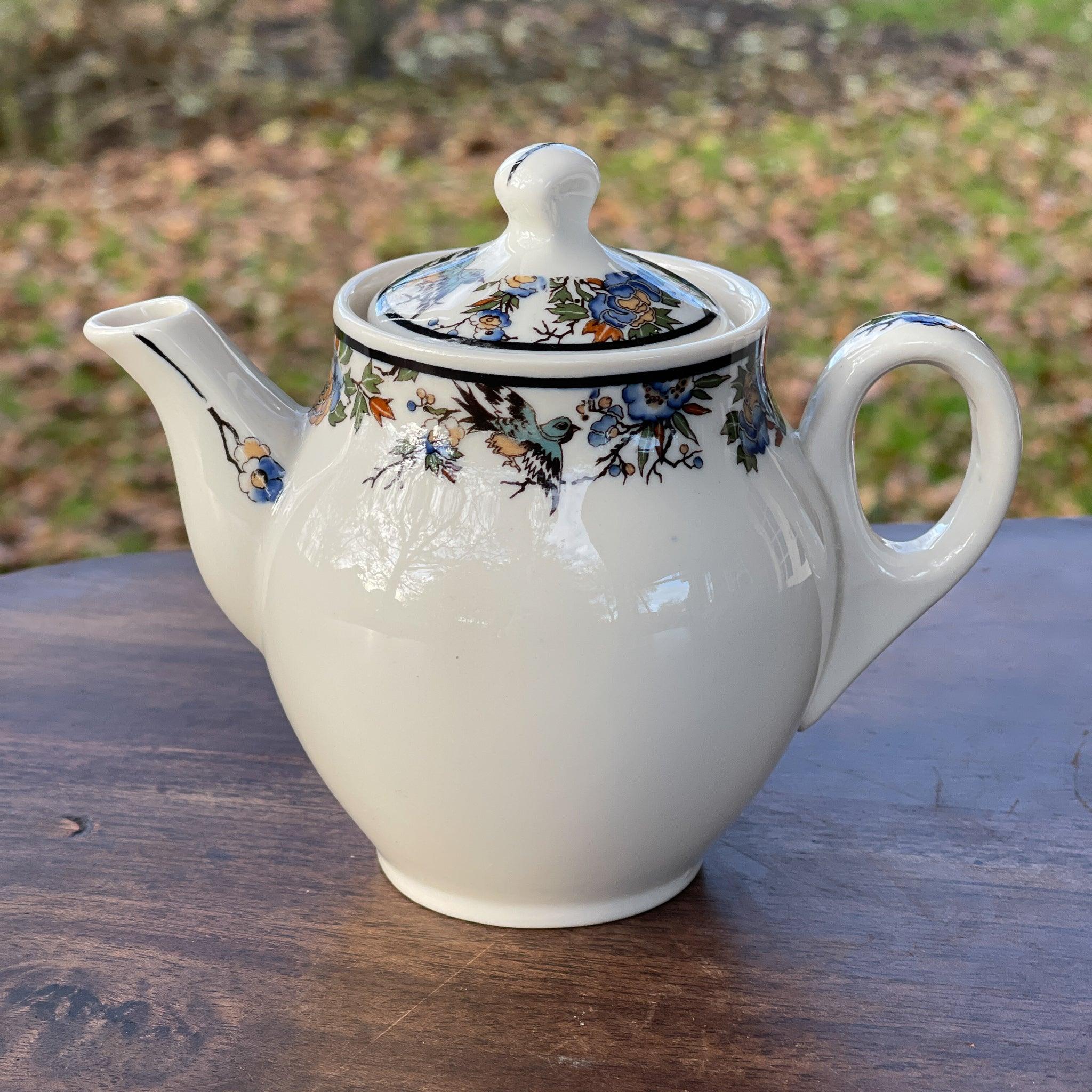 Vintage Theepotje Old Ivory Tapestry van Syracuse - The Collectionist