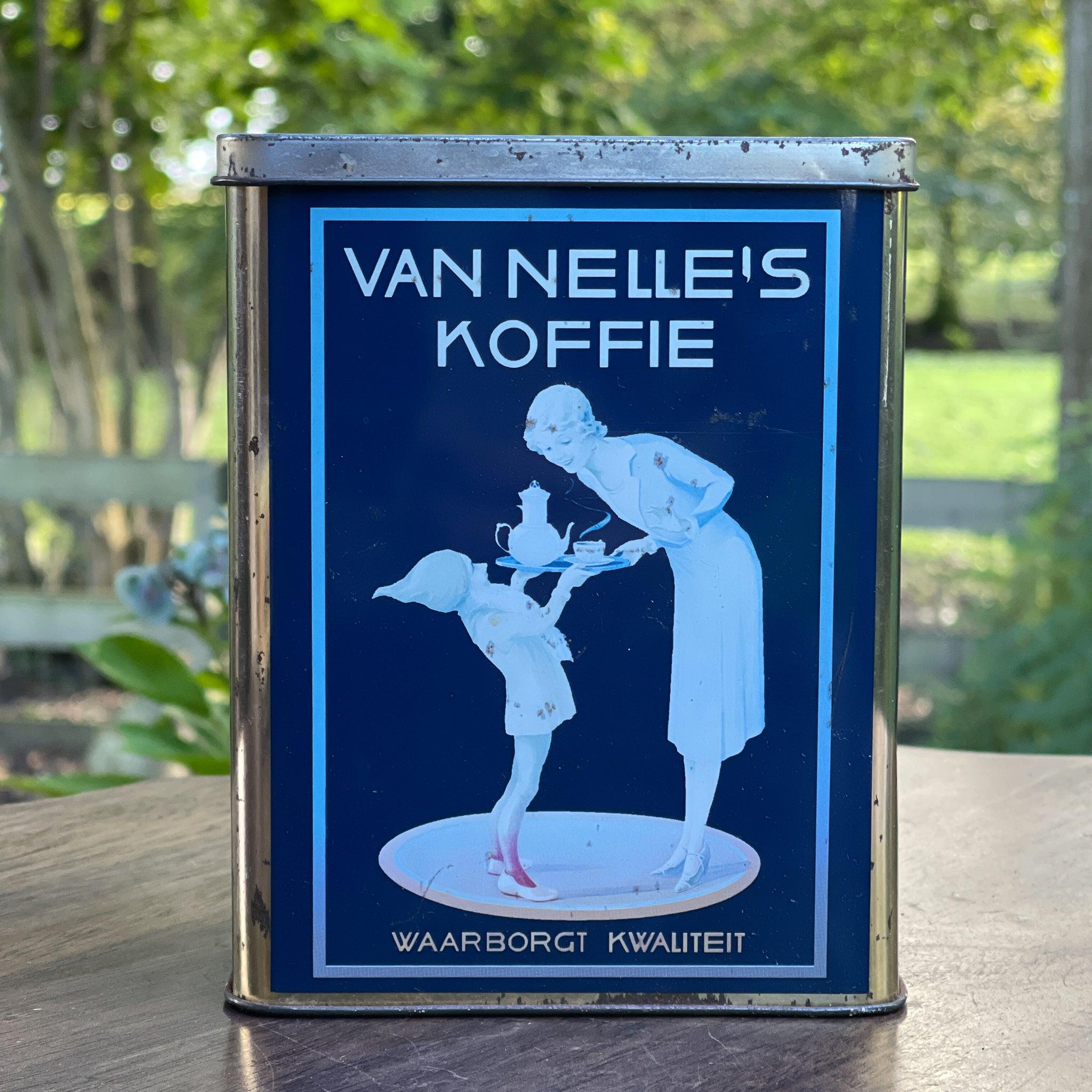 Vintage Van Nelle's Koffie bewaarblik - The Collectionist