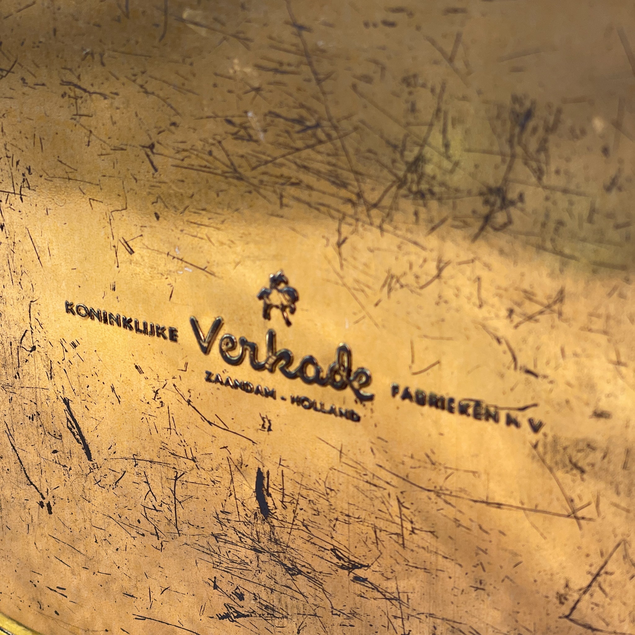 Vintage Verkade koektrommel Semper Servat Virtvtem - The Collectionist