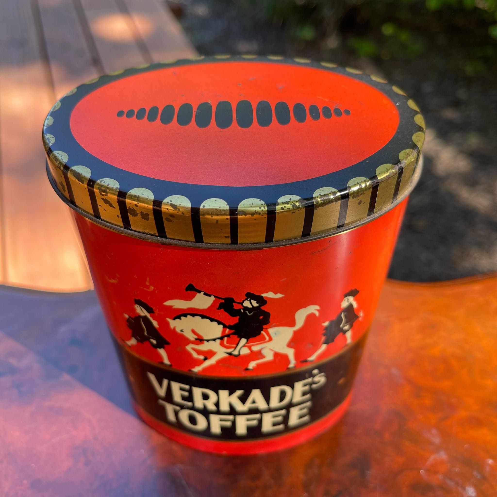 Vintage Verkade Toffee blik - The Collectionist