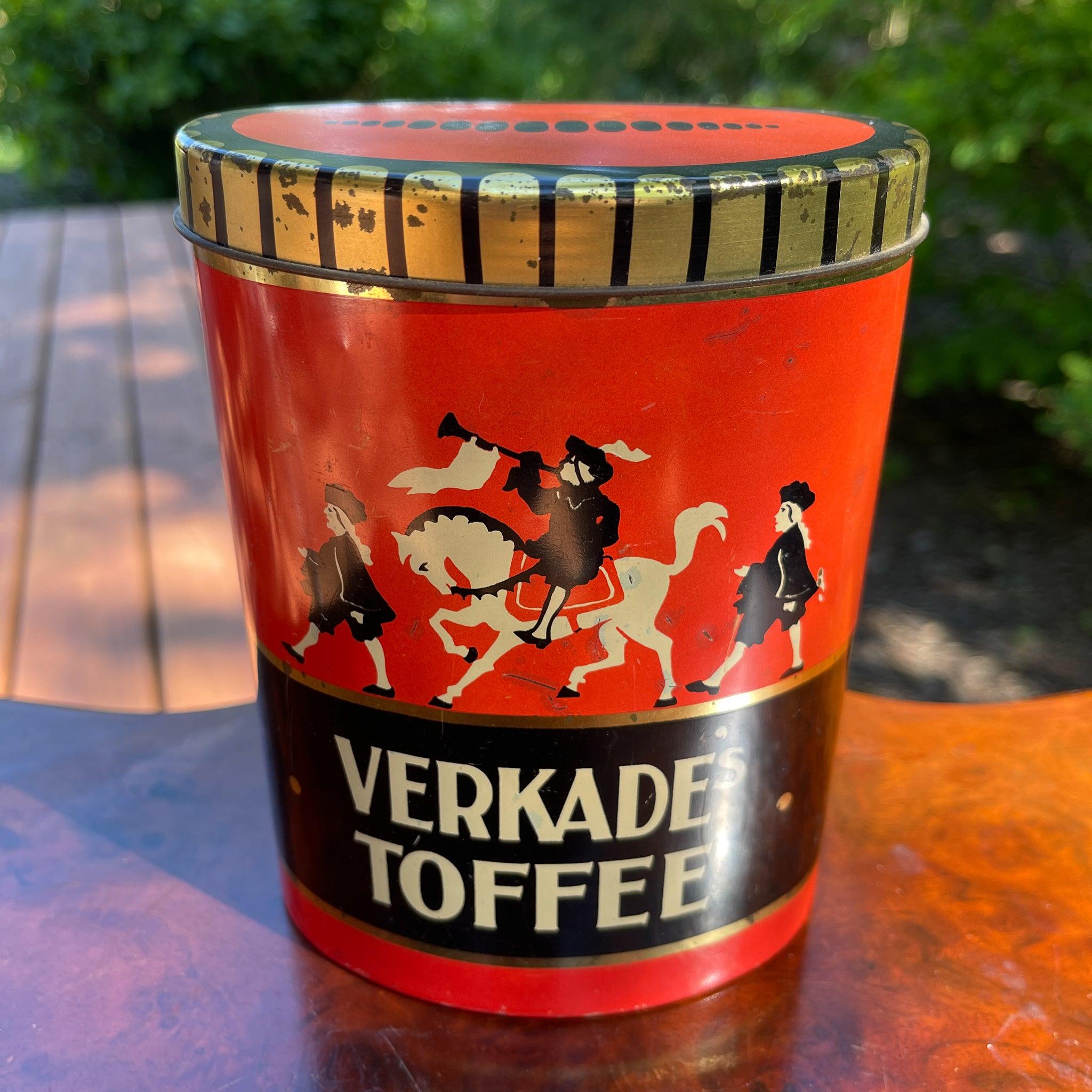 Vintage Verkade Toffee blik - The Collectionist
