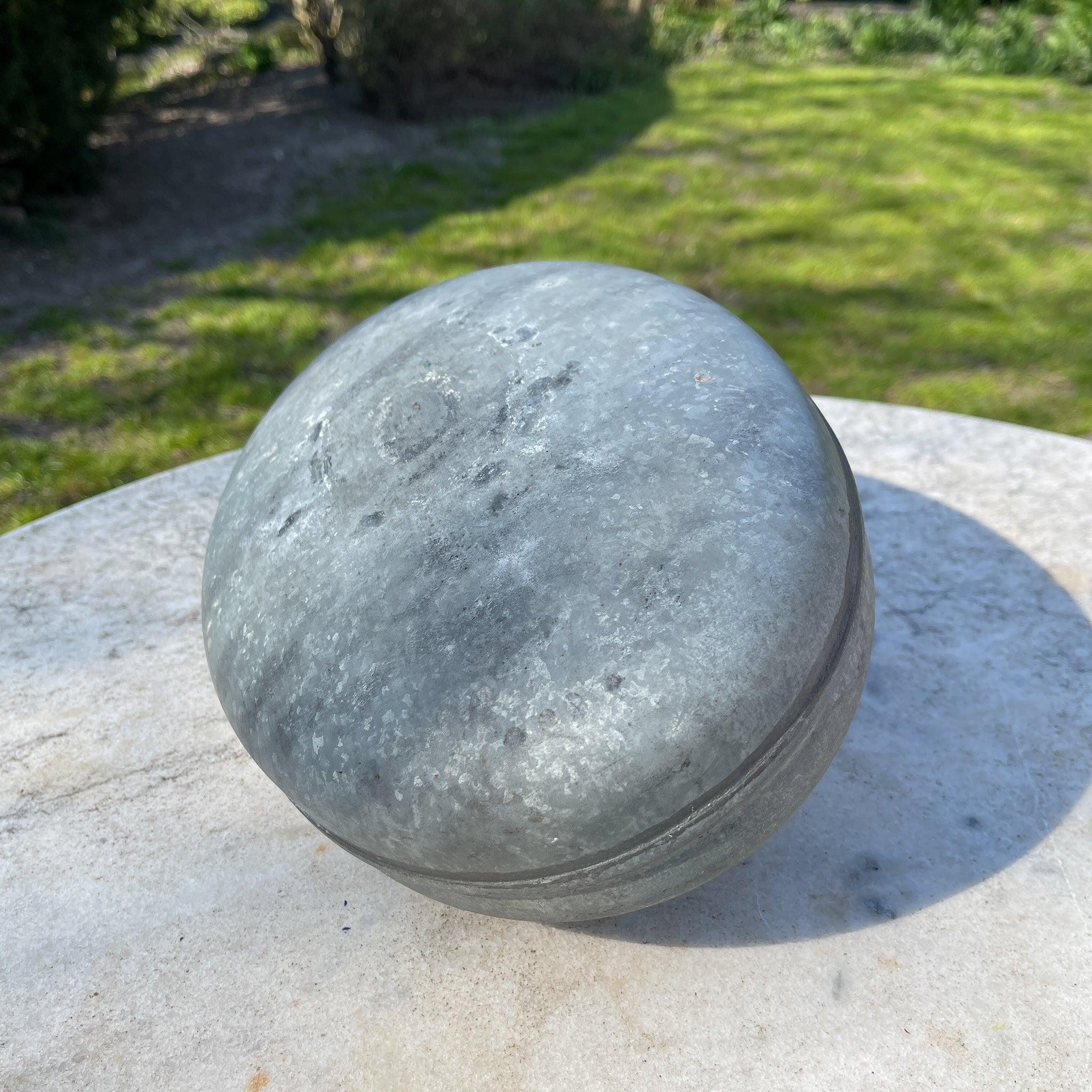 Vintage zinken warmwater kruik met schroefdop - The Collectionist