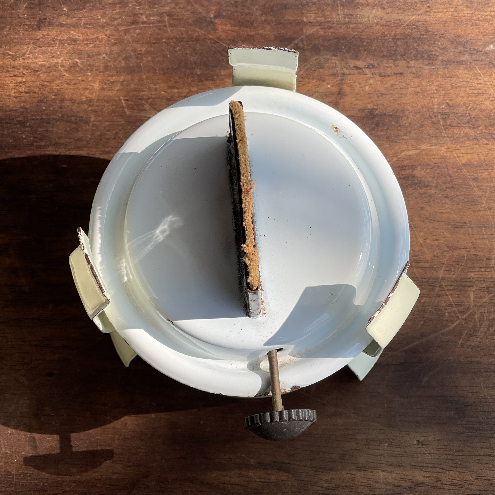 Vrolijk Petroleumstelletje 1 Pits In Creme Wit - The Collectionist