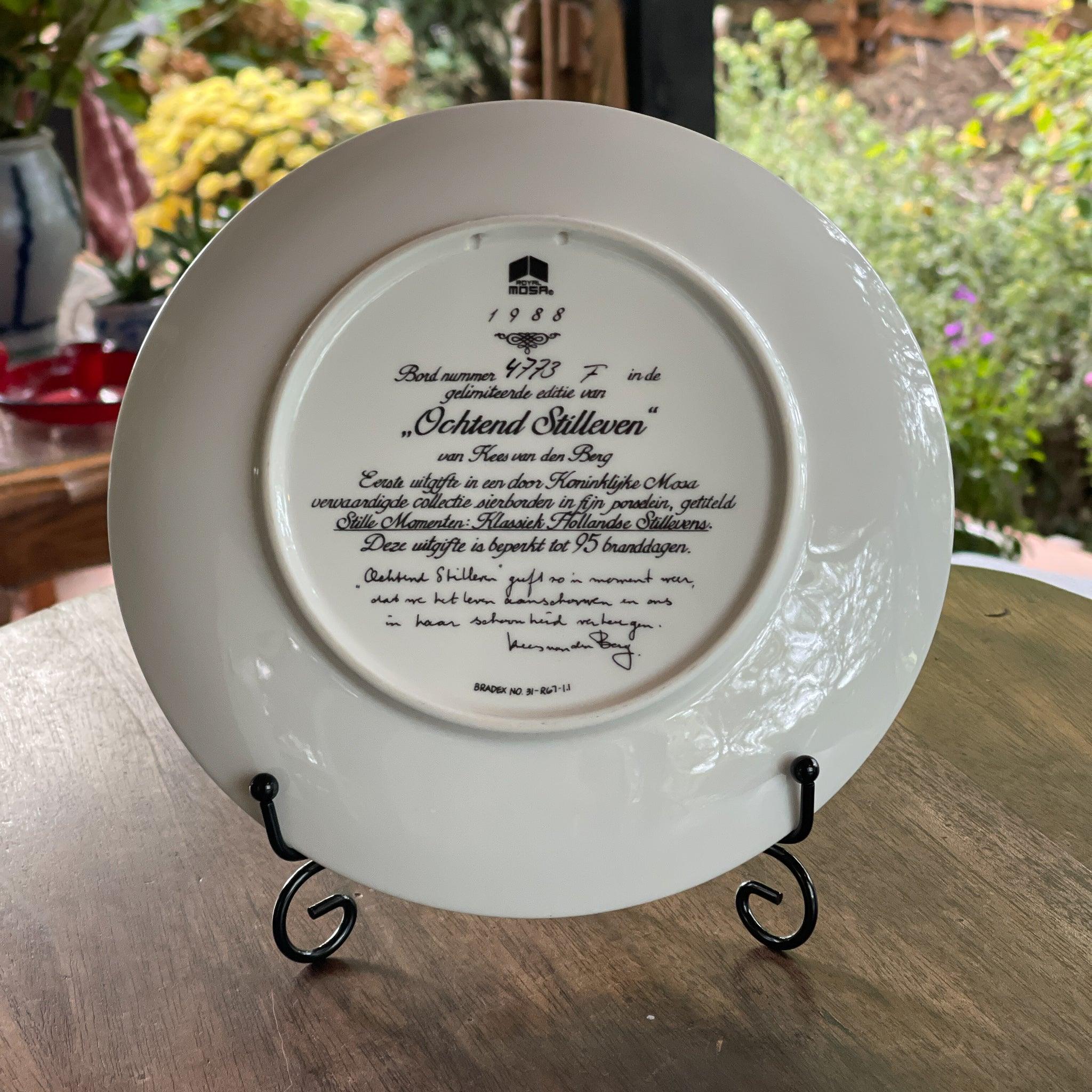 Wandbord "Ochtend Stilleven" Kees van den Berg - The Collectionist