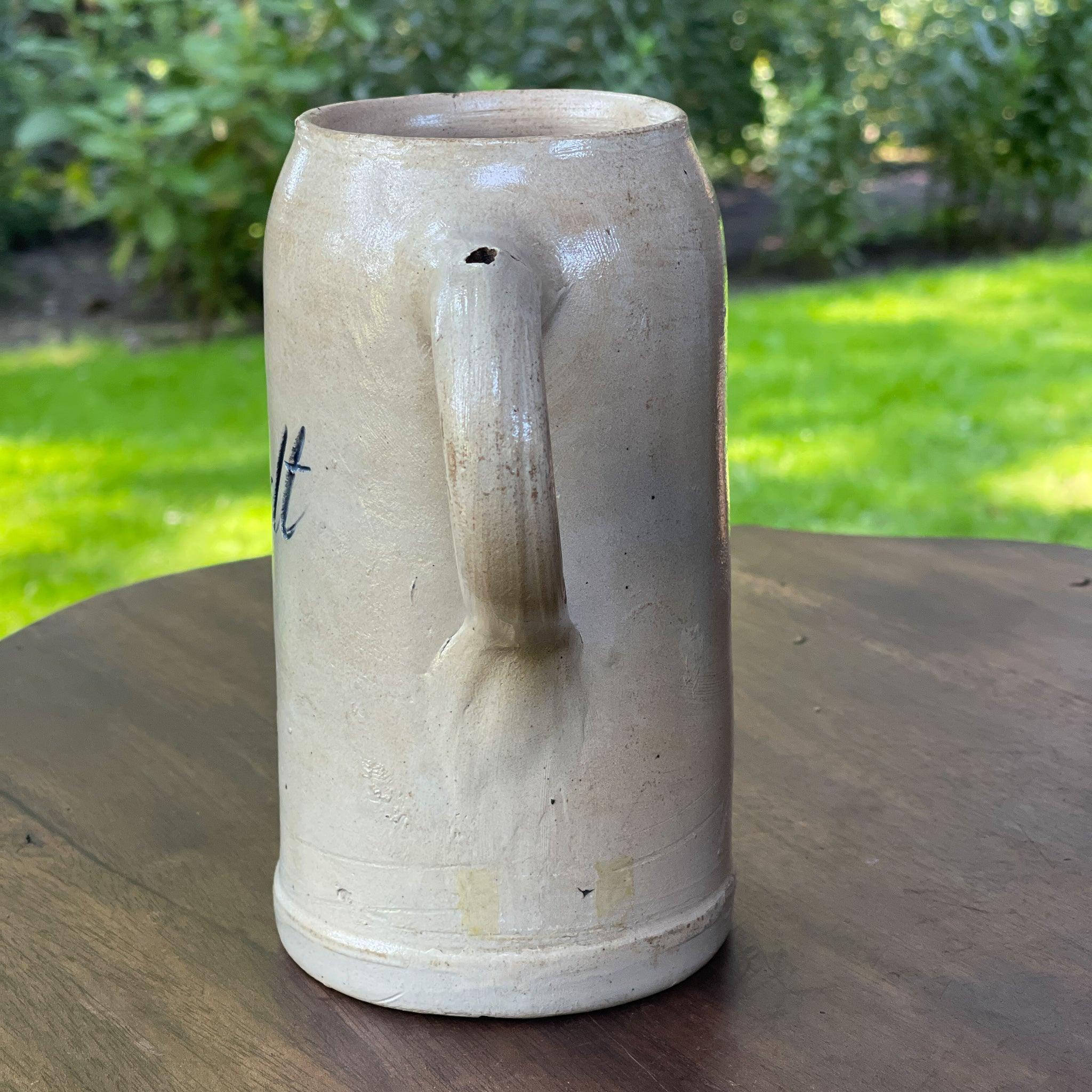 Zeldzame antieke pul / mok van Keuls aardewerk 1L - The Collectionist