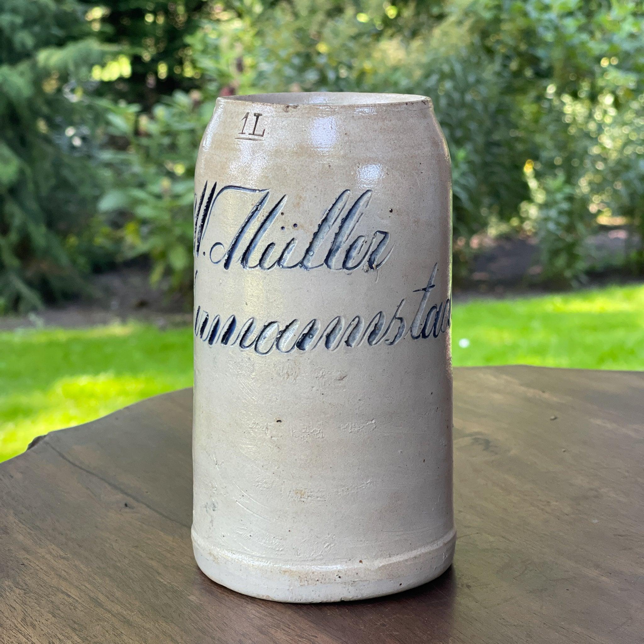 Zeldzame antieke pul / mok van Keuls aardewerk 1L - The Collectionist