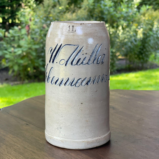 Zeldzame antieke pul / mok van Keuls aardewerk 1L - Bamestra Curiosa