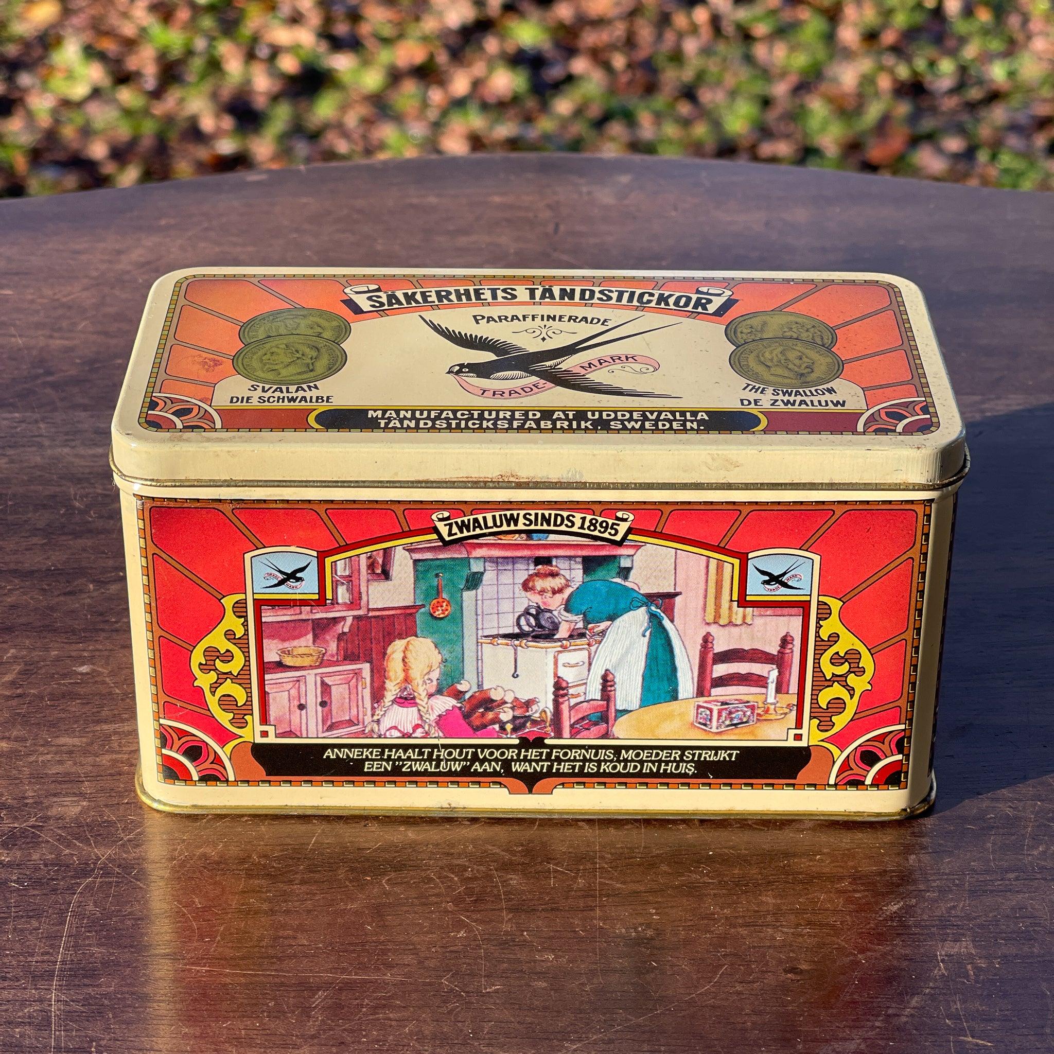 Zwaluw lucifers bewaarblik - The Collectionist