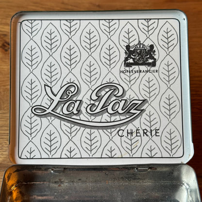 La Paz Chérie cigar tin – green – vintage