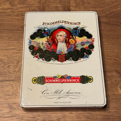Schimmelpenninck cigar tin "Con Mil Amores" – vintage tobacco tin
