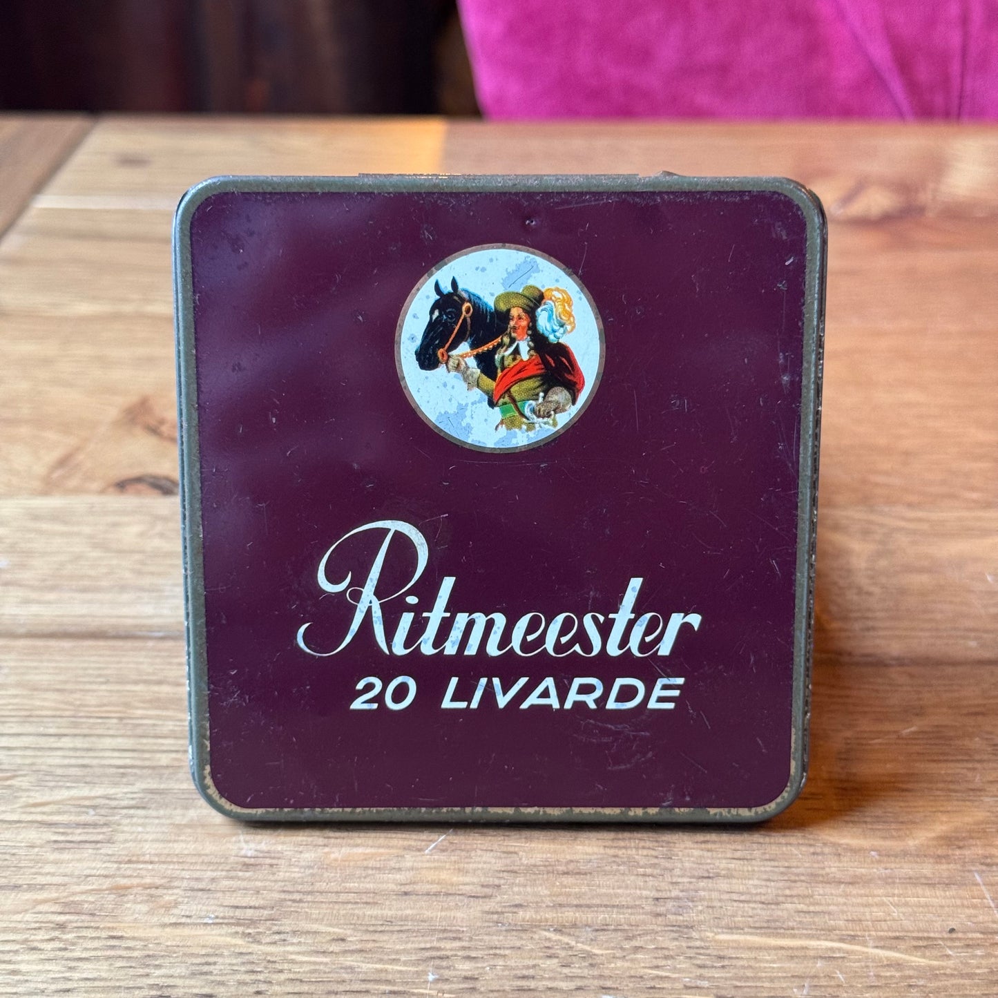 Vintage Ritmeester Livarde Sigarenblik – 20 Stuks