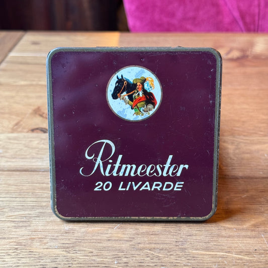 Vintage Ritmeester Livarde Cigar Tin – 20 Pieces