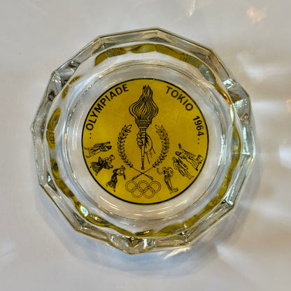 Glass Ashtray Olympiad Tokyo 1964