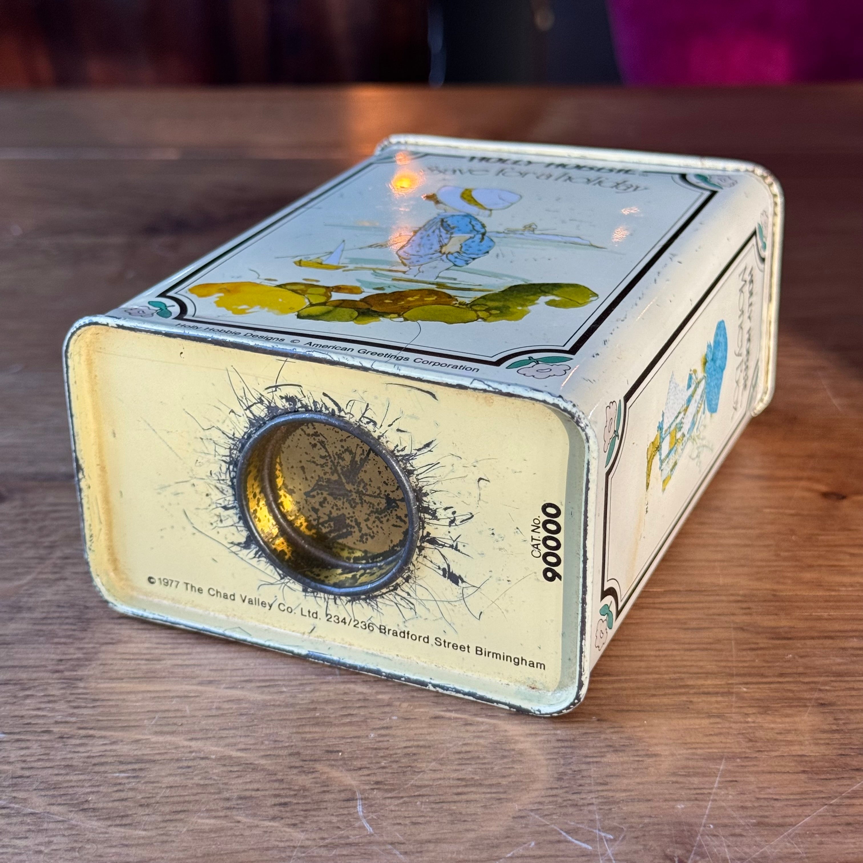 Vintage Holly Hobbie Spaarblik – England 1970s