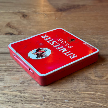 Captain Page Cigar Tin – Vintage Red Tin