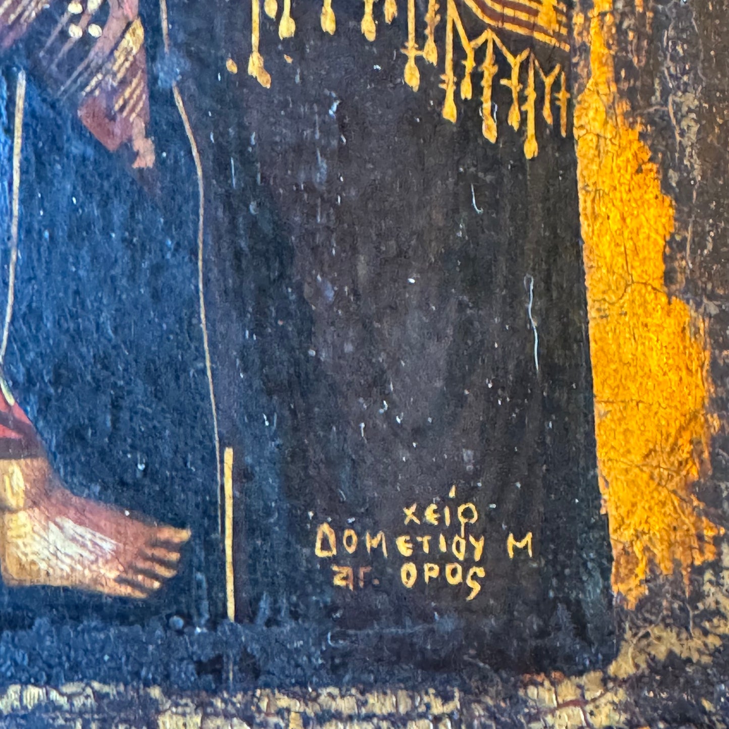 Byzantijns Icoon – Moeder Gods Eleousa – Handgeschilderd Mount Athos (Gecertificeerd)