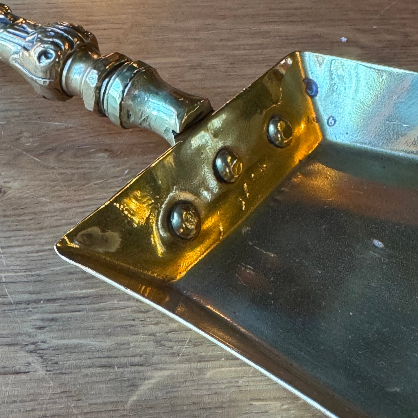 Barok Messing Decoratieve Schep met Massief Handvat