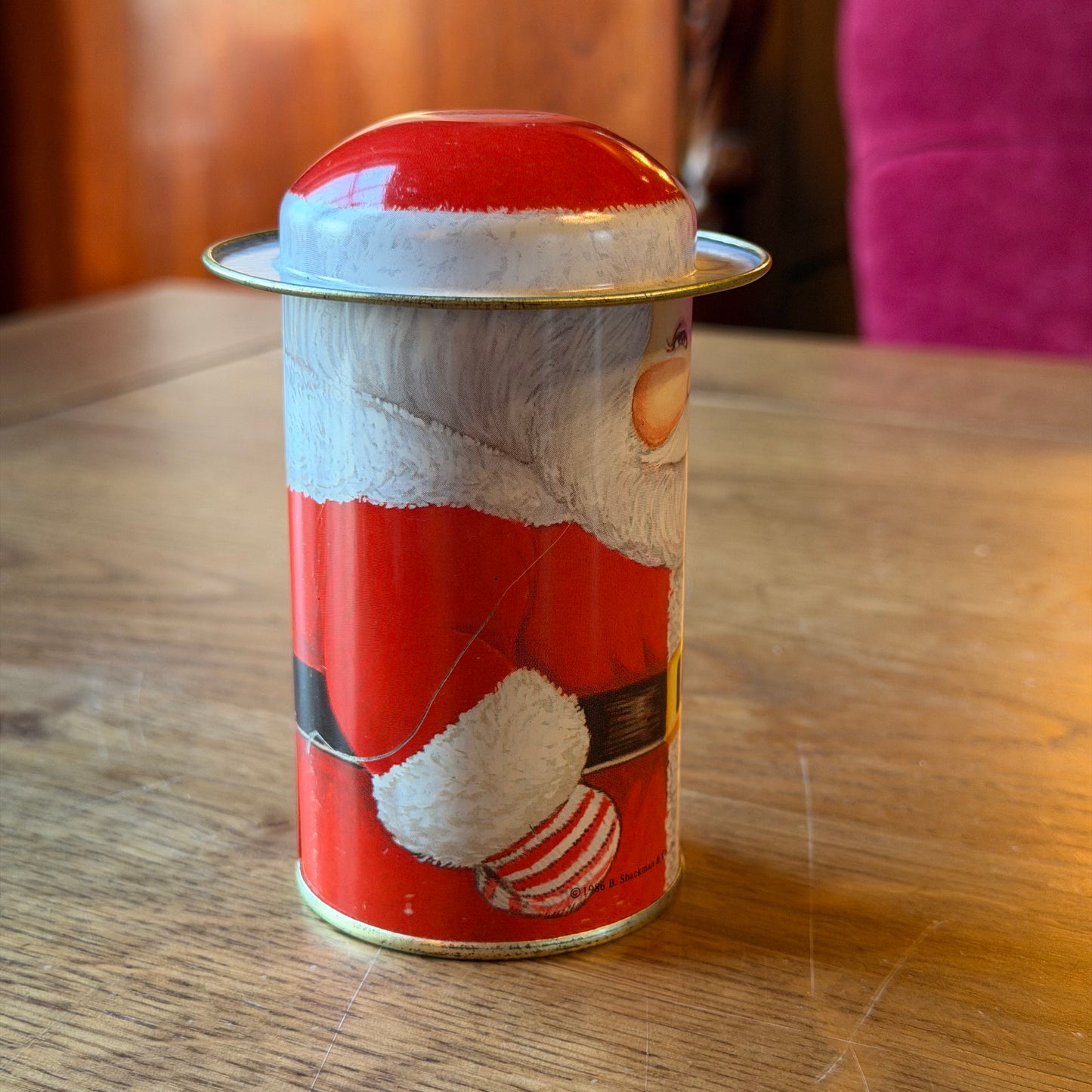 Vintage Santa Claus Blikken Set van 3 – B. Shackman & Co. (1986)