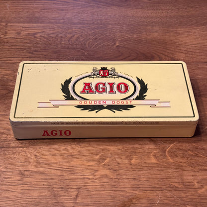 Agio Zigarrendose „Golden Harvest“ – Vintage Tabakdose – Duizel Holland