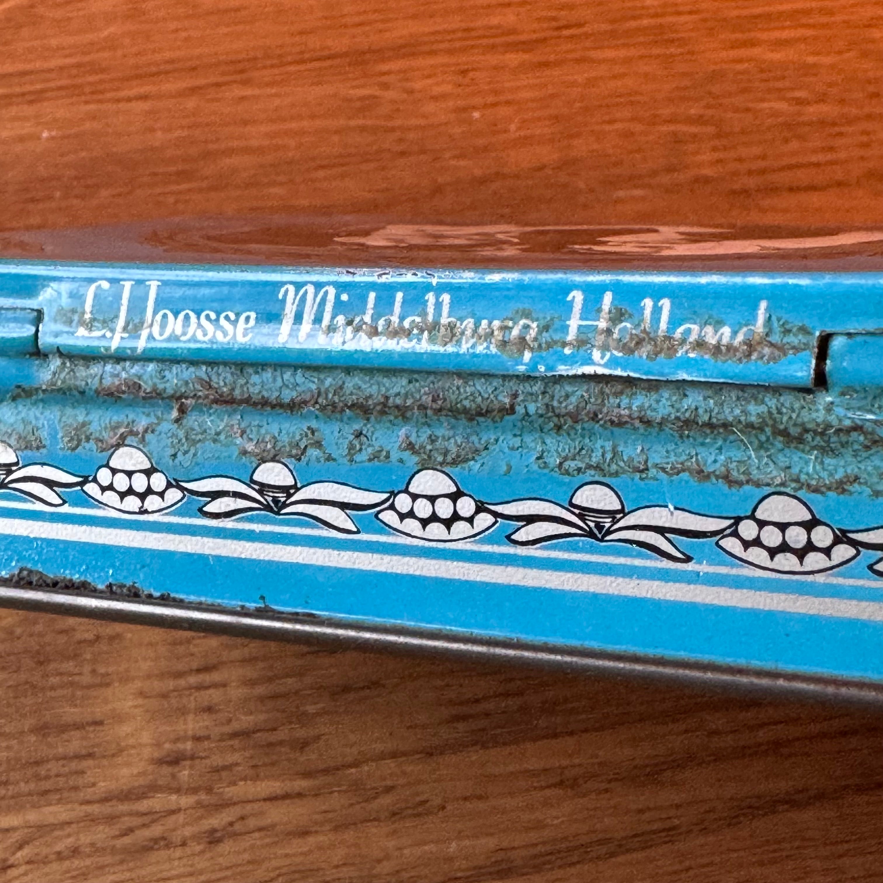 Vintage LJ Joosse Middelburg - Zeeland Butter Babbelaars Tin