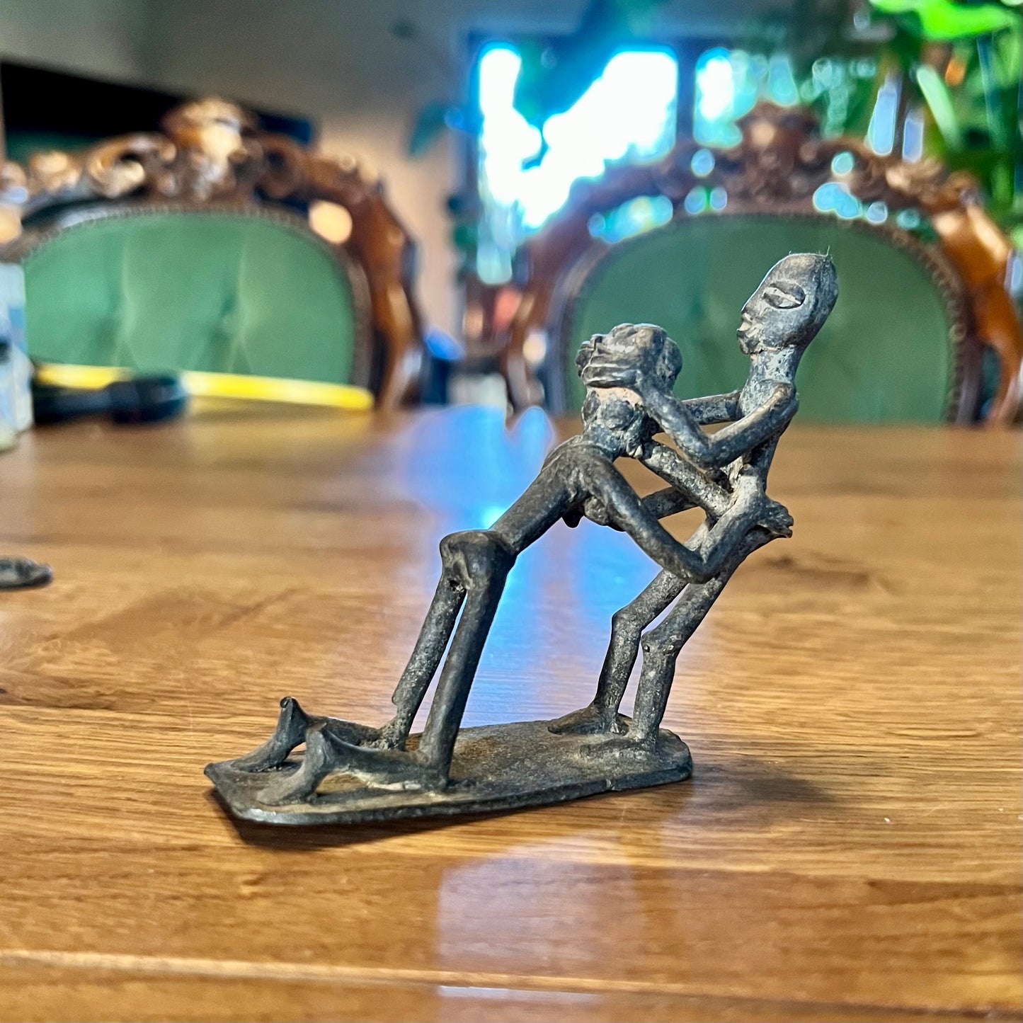 Antiek Erotisch Brons Beeldje The Collectionist