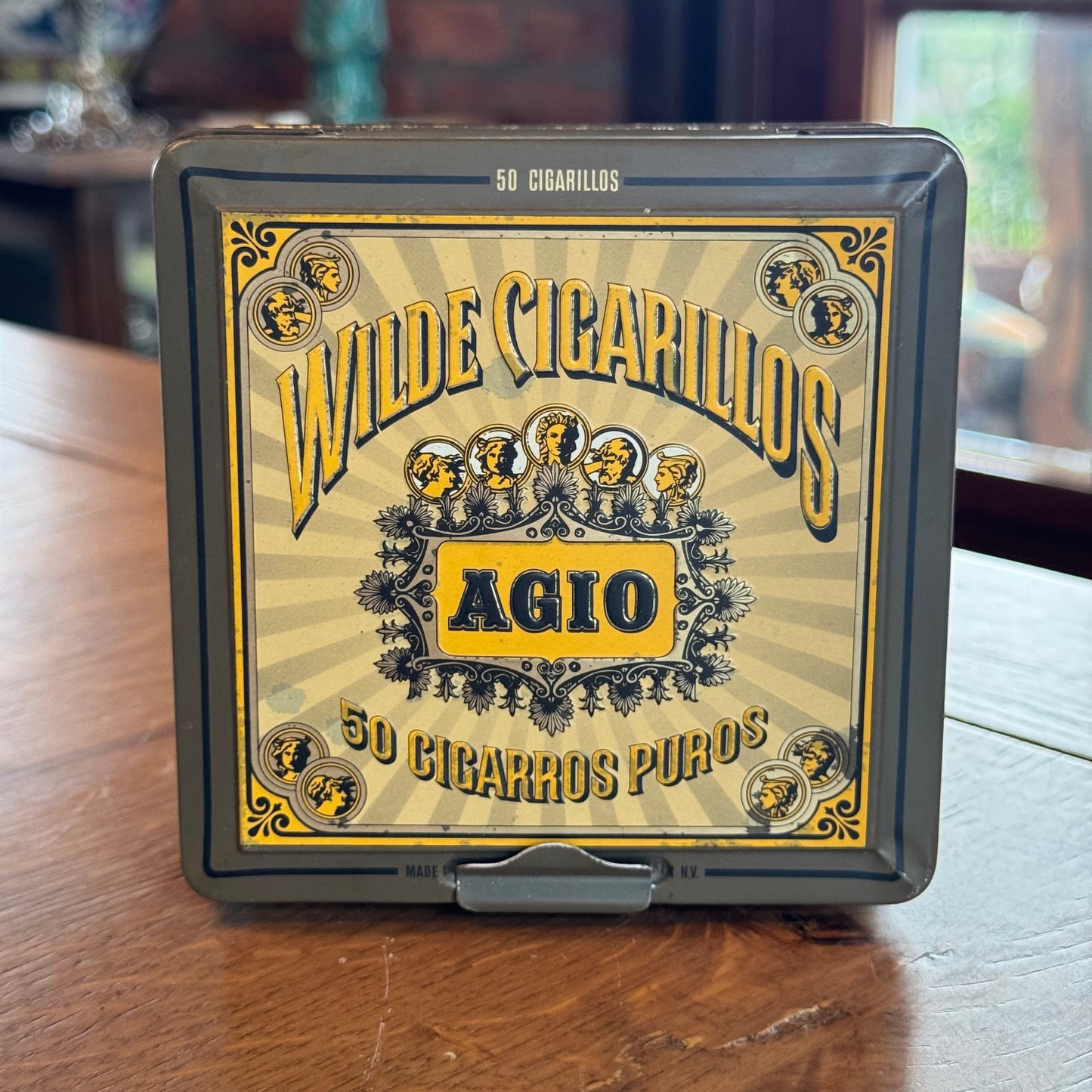 Agio Wilde Cigarillos blik – 50 Cigarros Puros – ca. 1960–1970