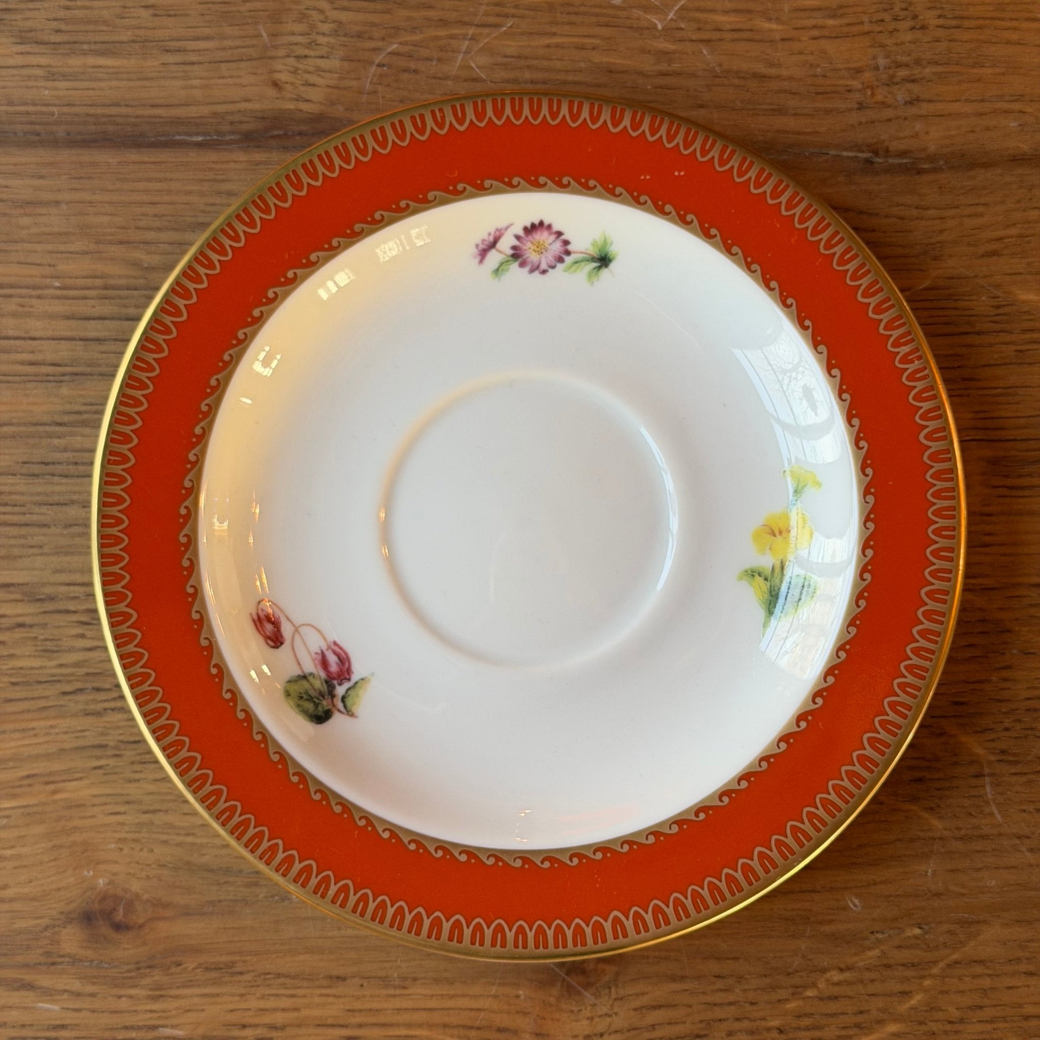 6 - Delige Luxe Porseleinen Koffieset "Joseph Nigg" – Wenen Academie Jubileumeditie – Verguld & Kleurrijk - The Collectionist